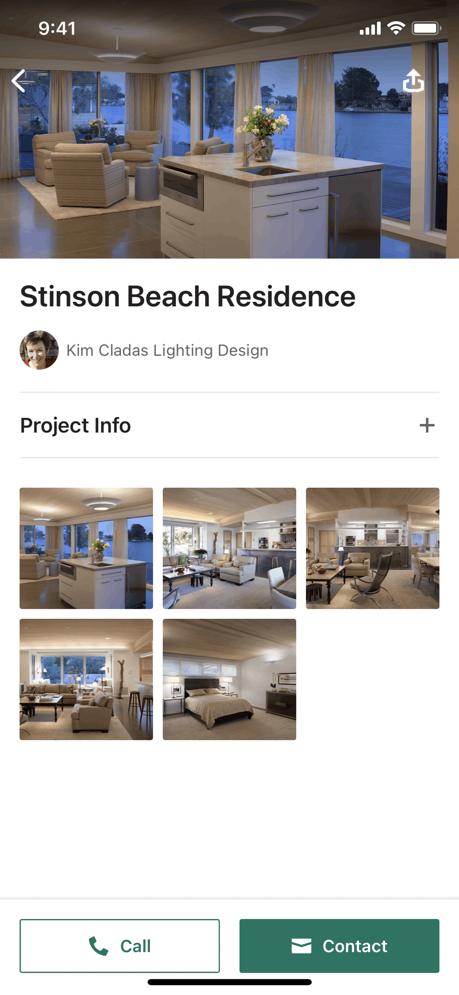 Houzz iOS Real Estate interface screenshot 14