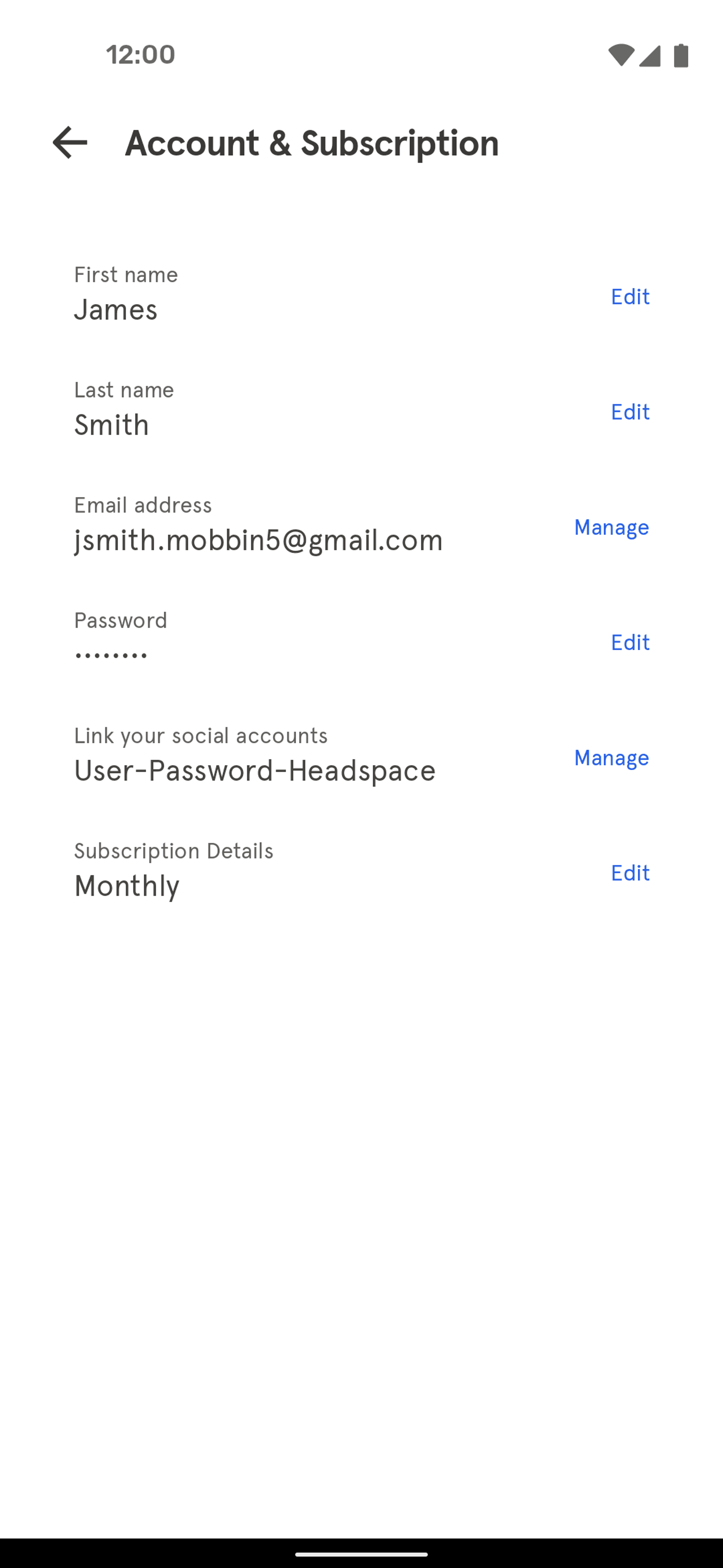 Headspace Android Health & Fitness interface screenshot 17