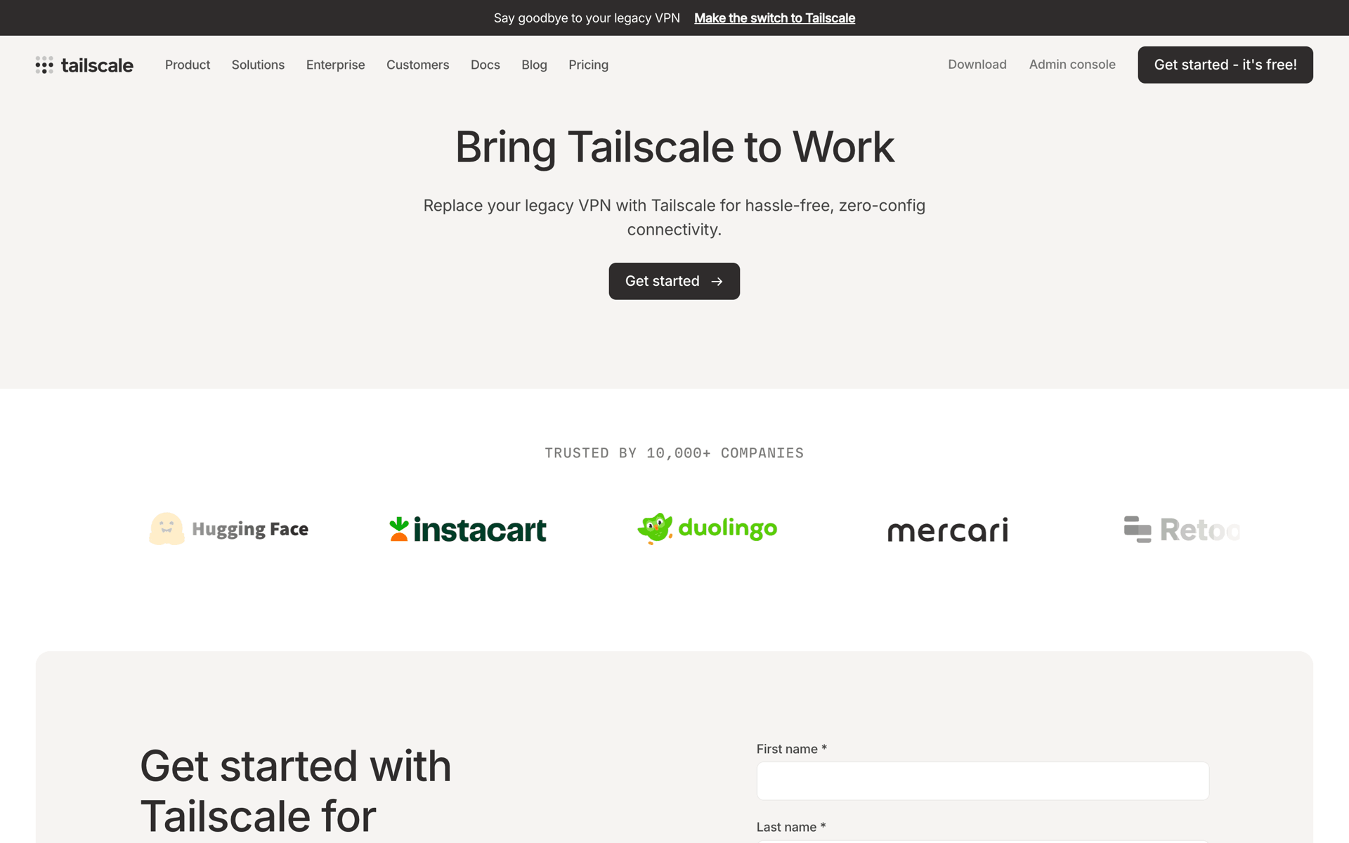 Tailscale Web Developer Tools interface screenshot 19