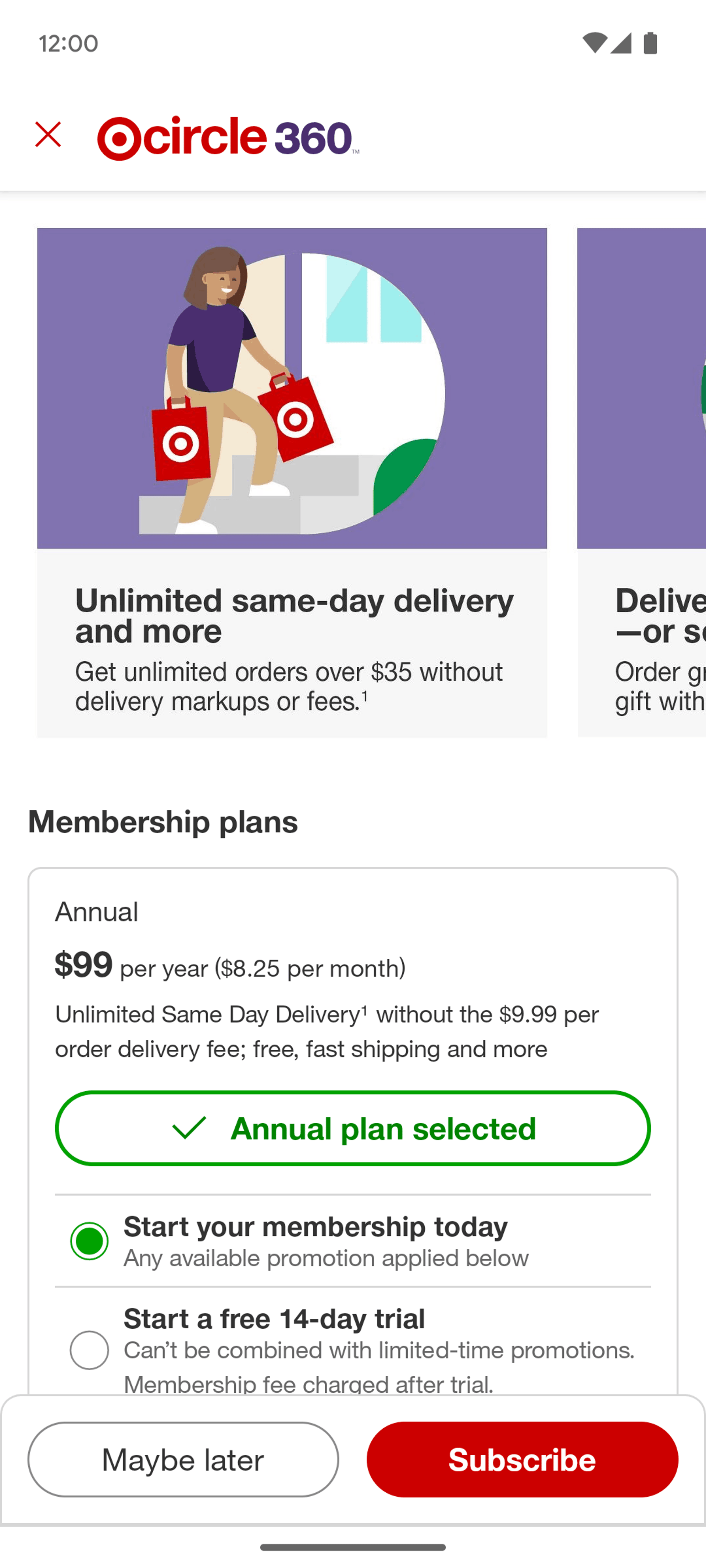 Target Android Shopping interface screenshot 18