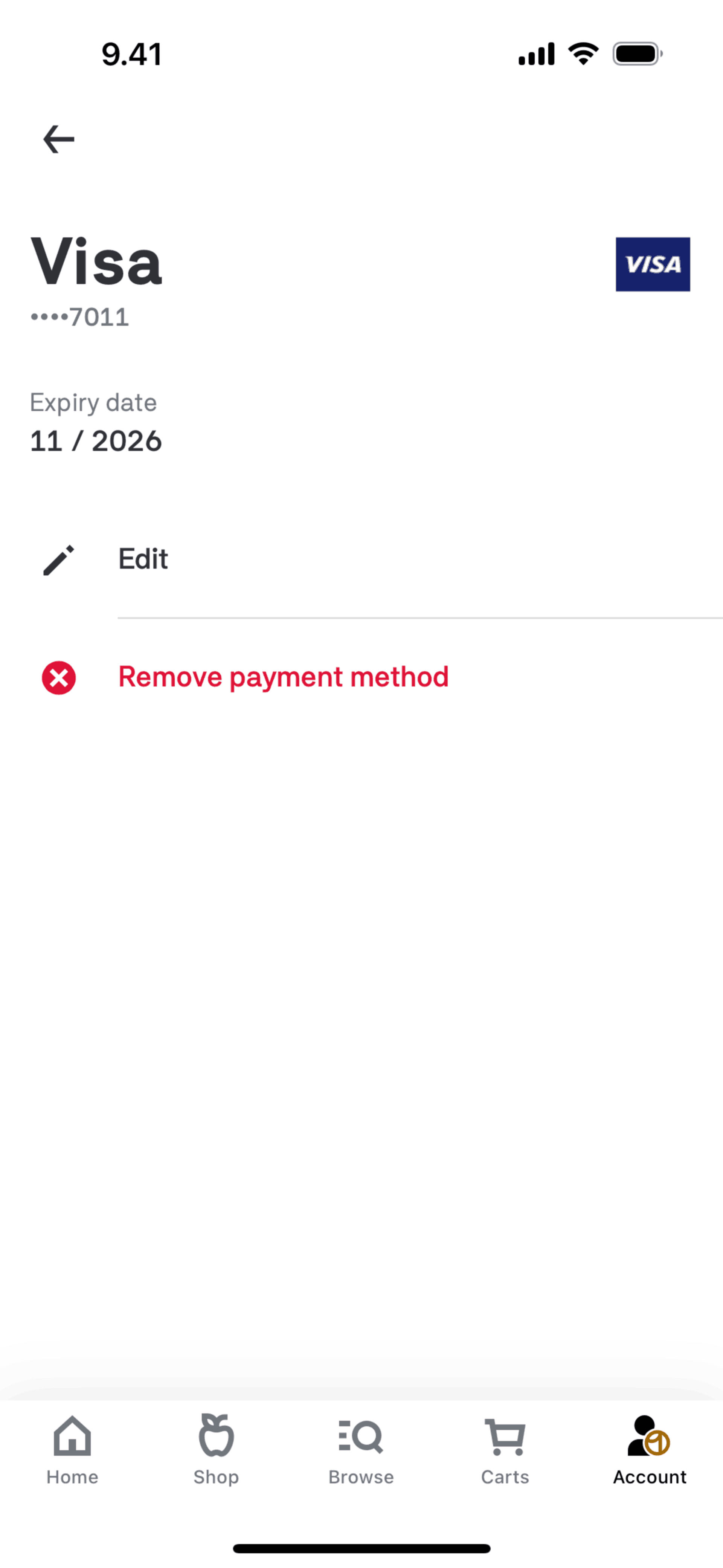Postmates iOS Food & Drink interface screenshot 24