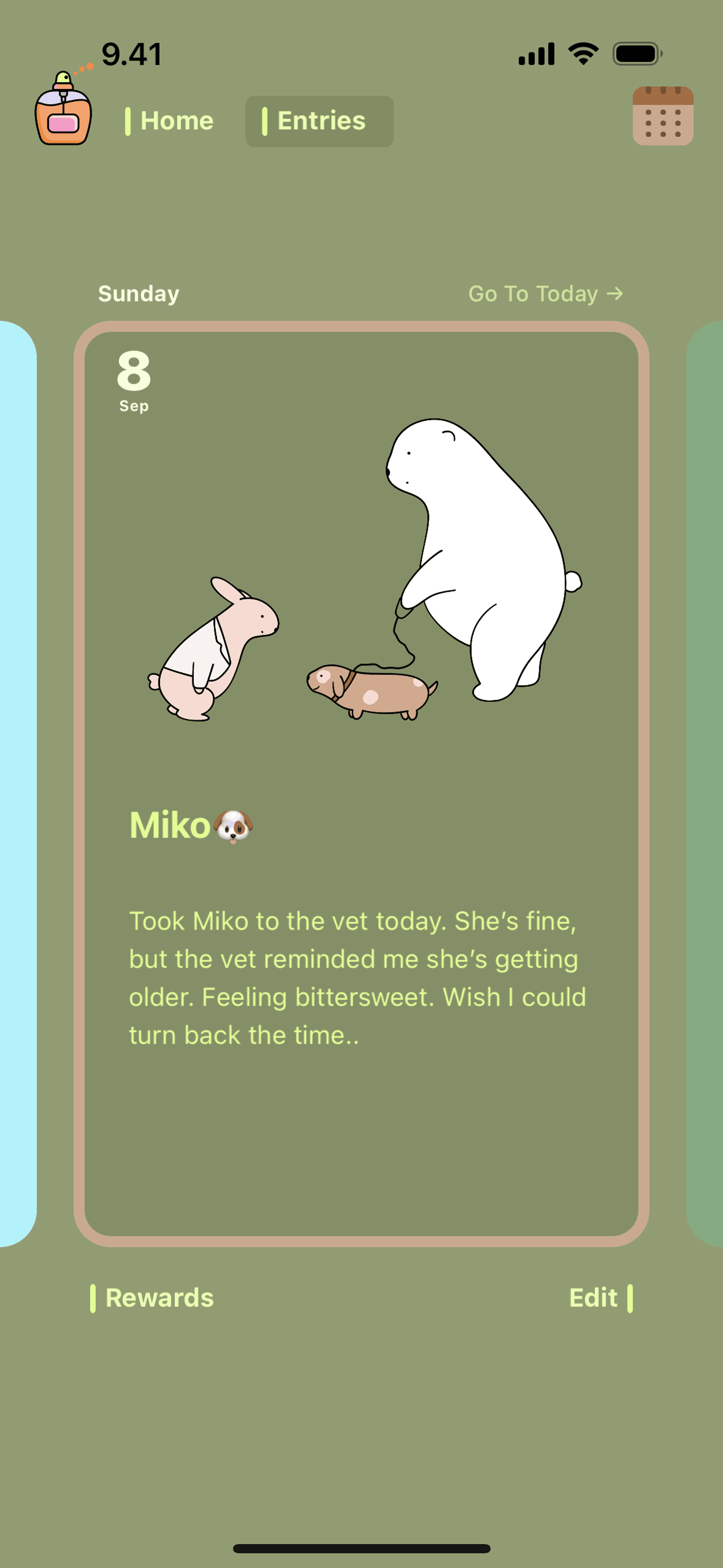 Bears Gratitude iOS Health & Fitness interface screenshot 14