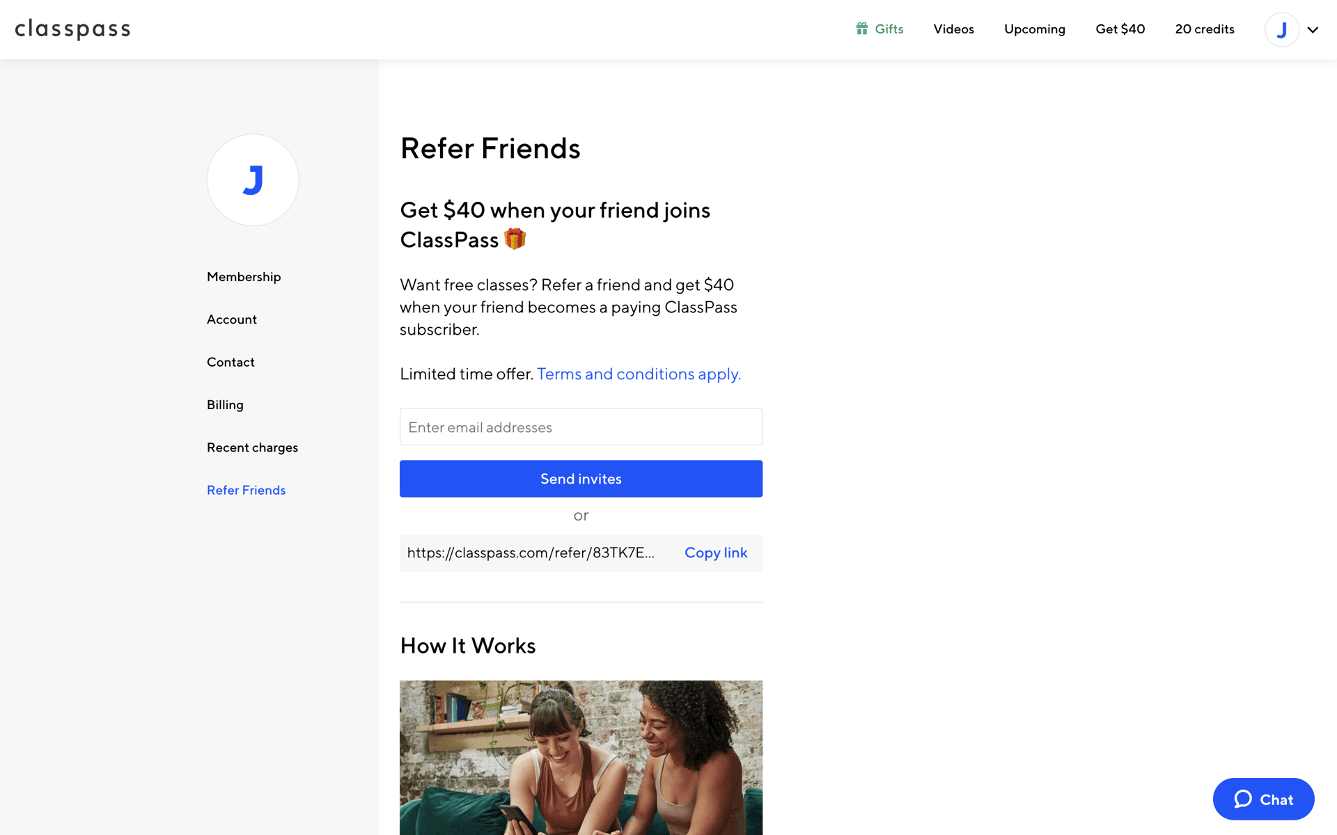 ClassPass Web Health & Fitness interface screenshot 23