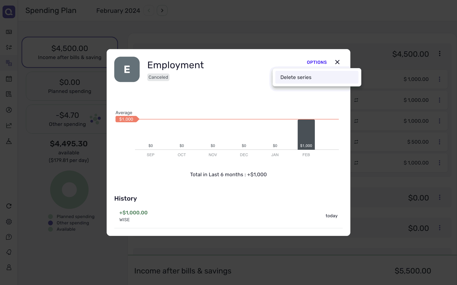Quicken Web Finance interface screenshot 13