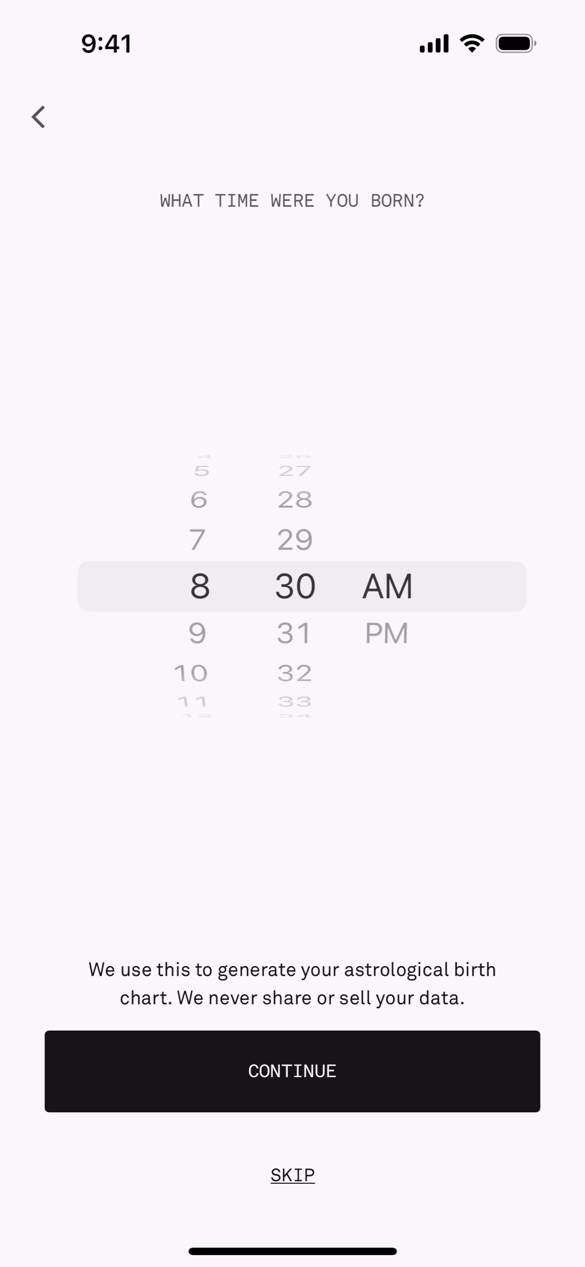 Co–Star iOS Lifestyle interface screenshot 11