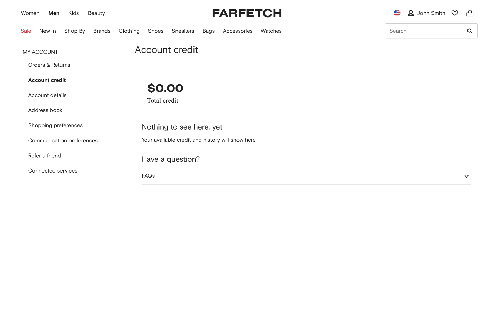FARFETCH Web Shopping interface screenshot 12
