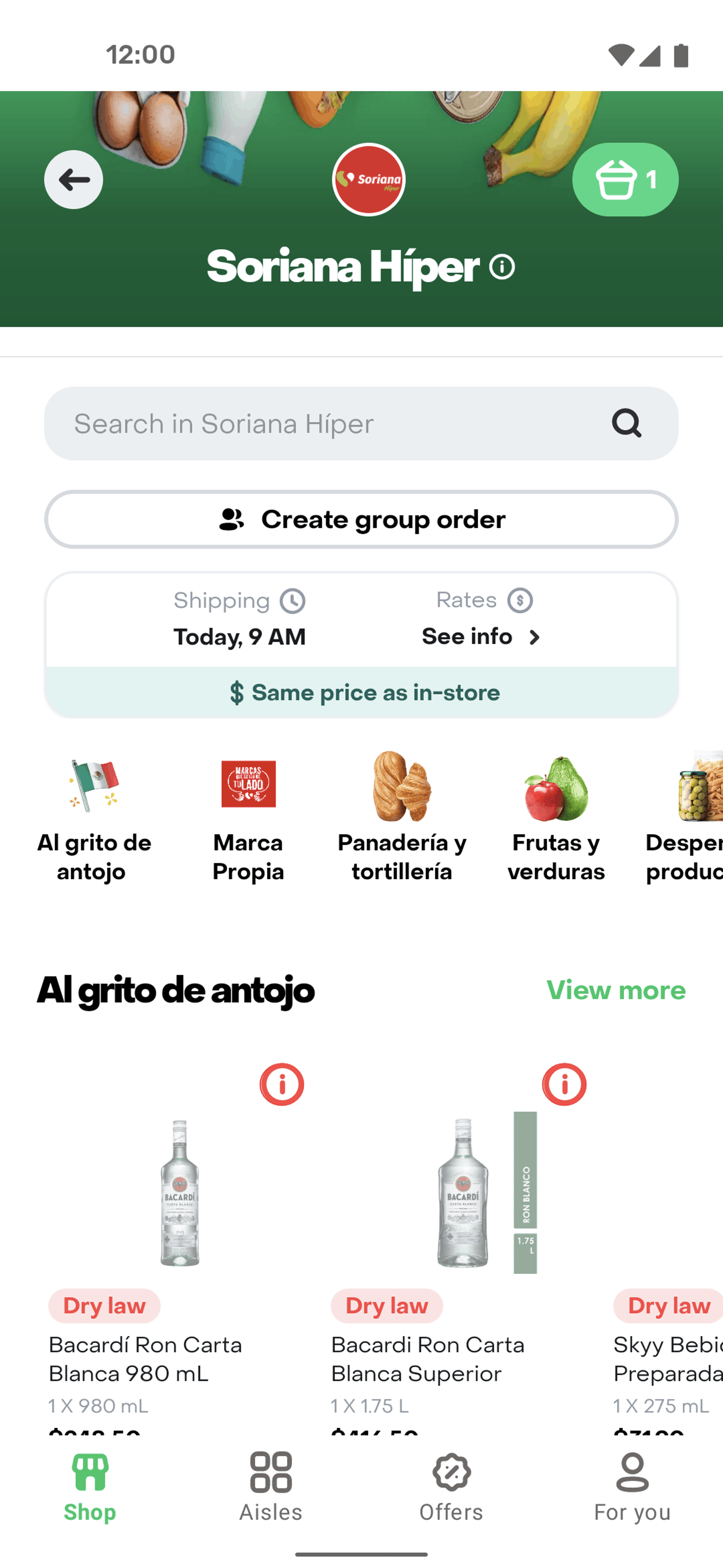 Rappi Android Food & Drink interface screenshot 24