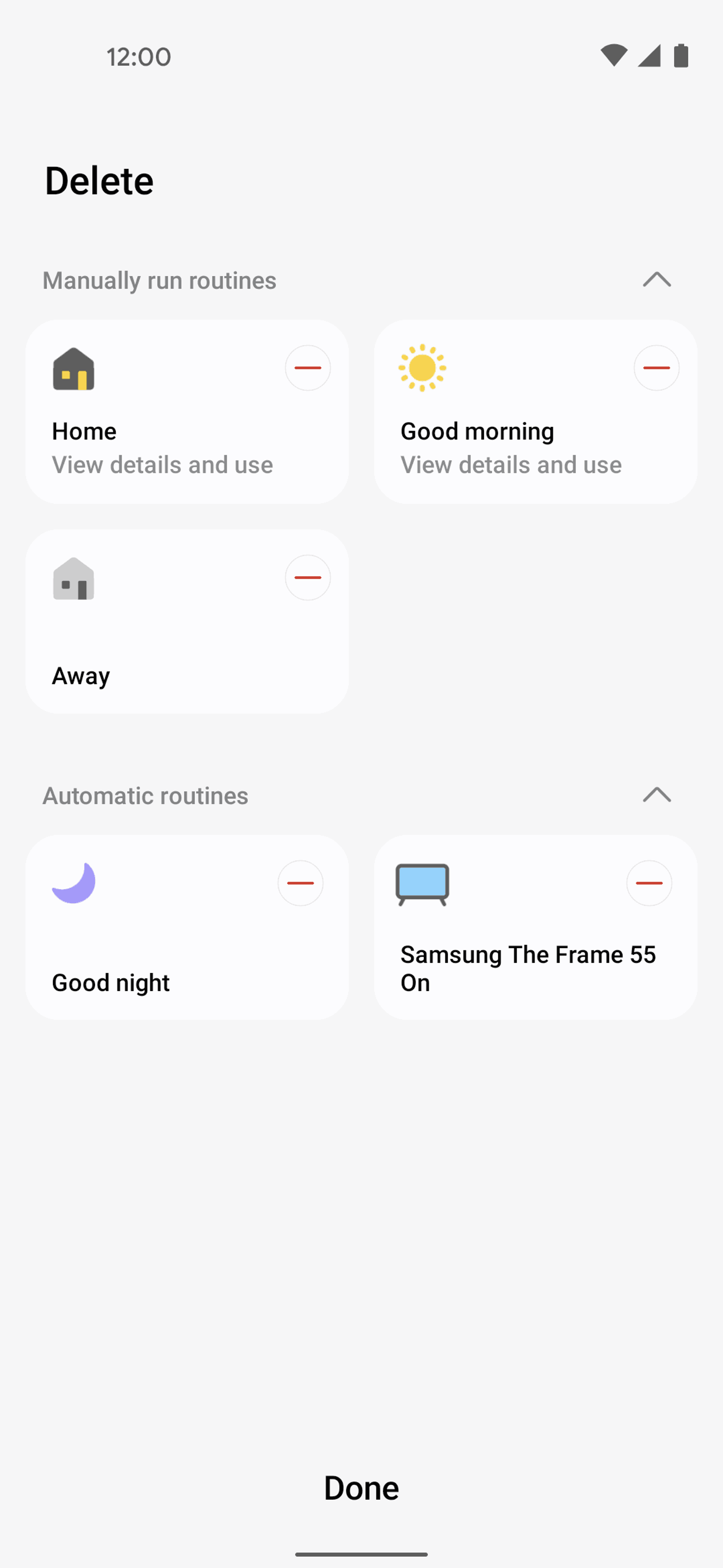 SmartThings Android Productivity interface screenshot 11