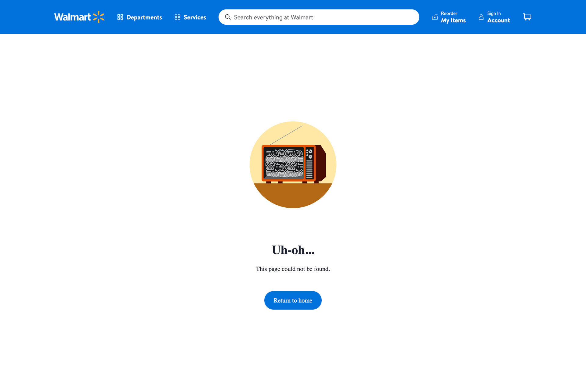 Walmart Web Shopping interface screenshot 2