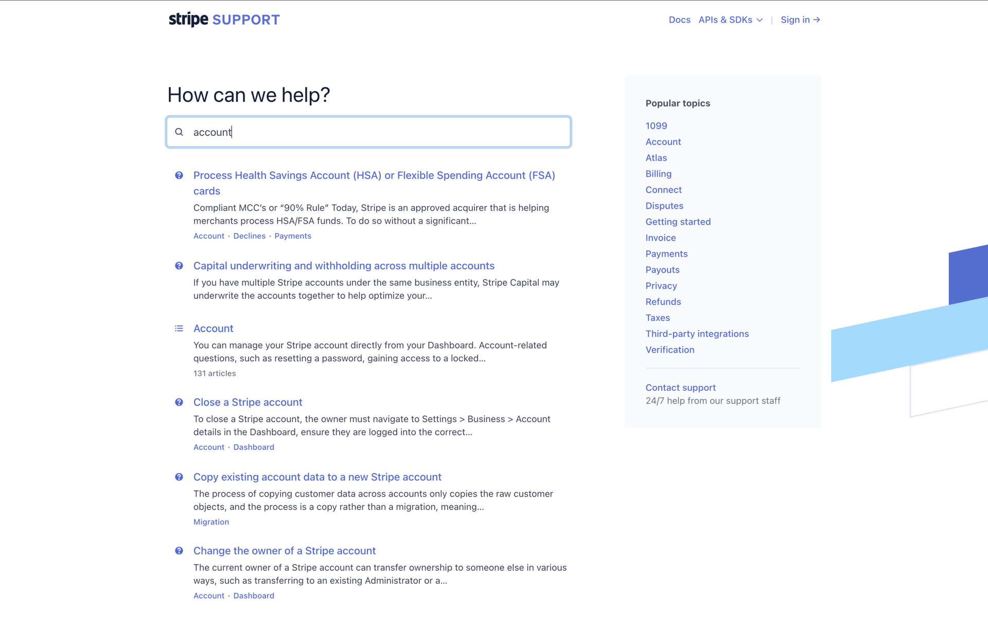 Stripe Web Business interface screenshot 8