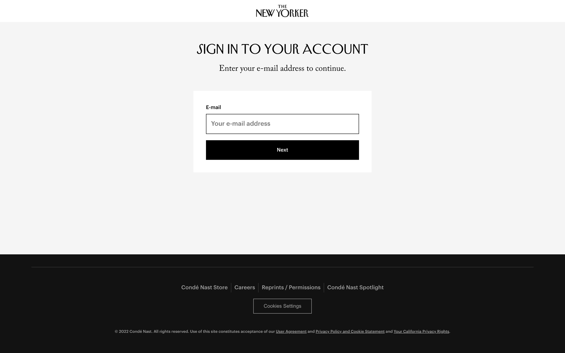 The New Yorker Web News interface screenshot 3