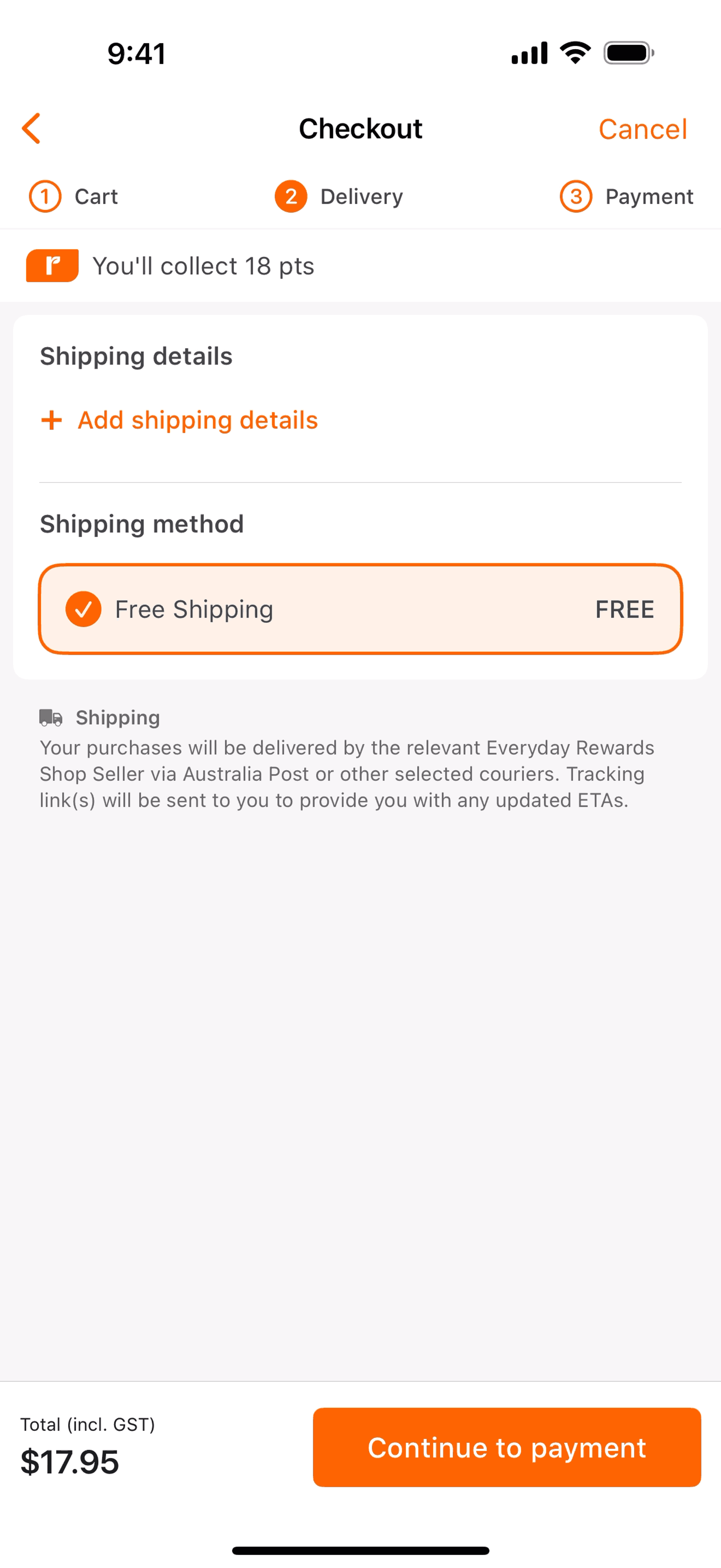 Everyday Rewards iOS Shopping interface screenshot 14