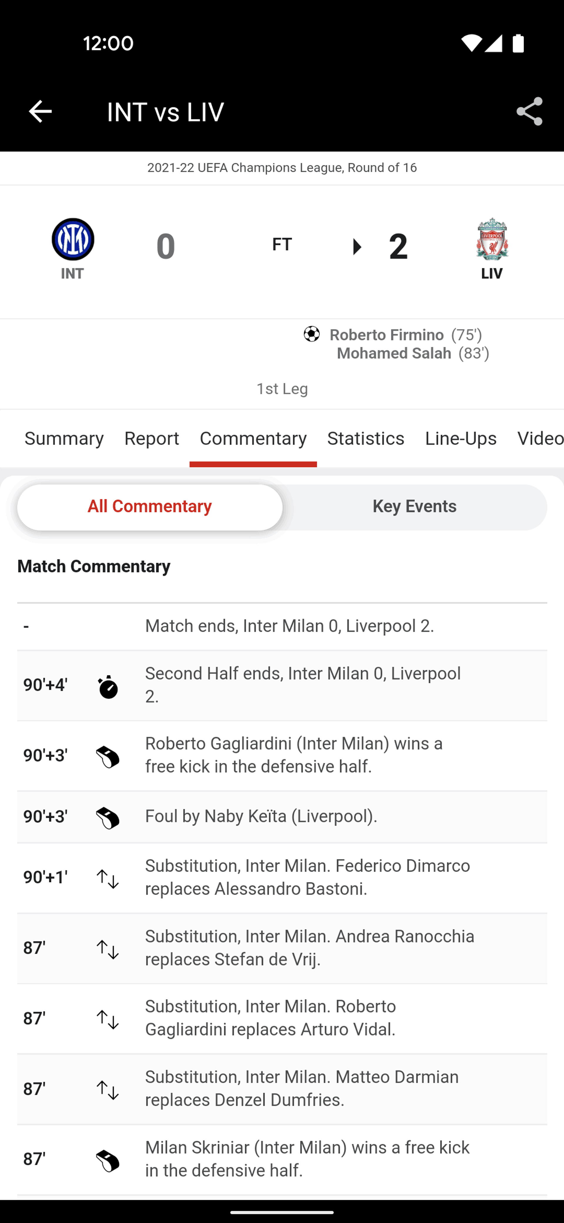 ESPN Android Sports interface screenshot 14