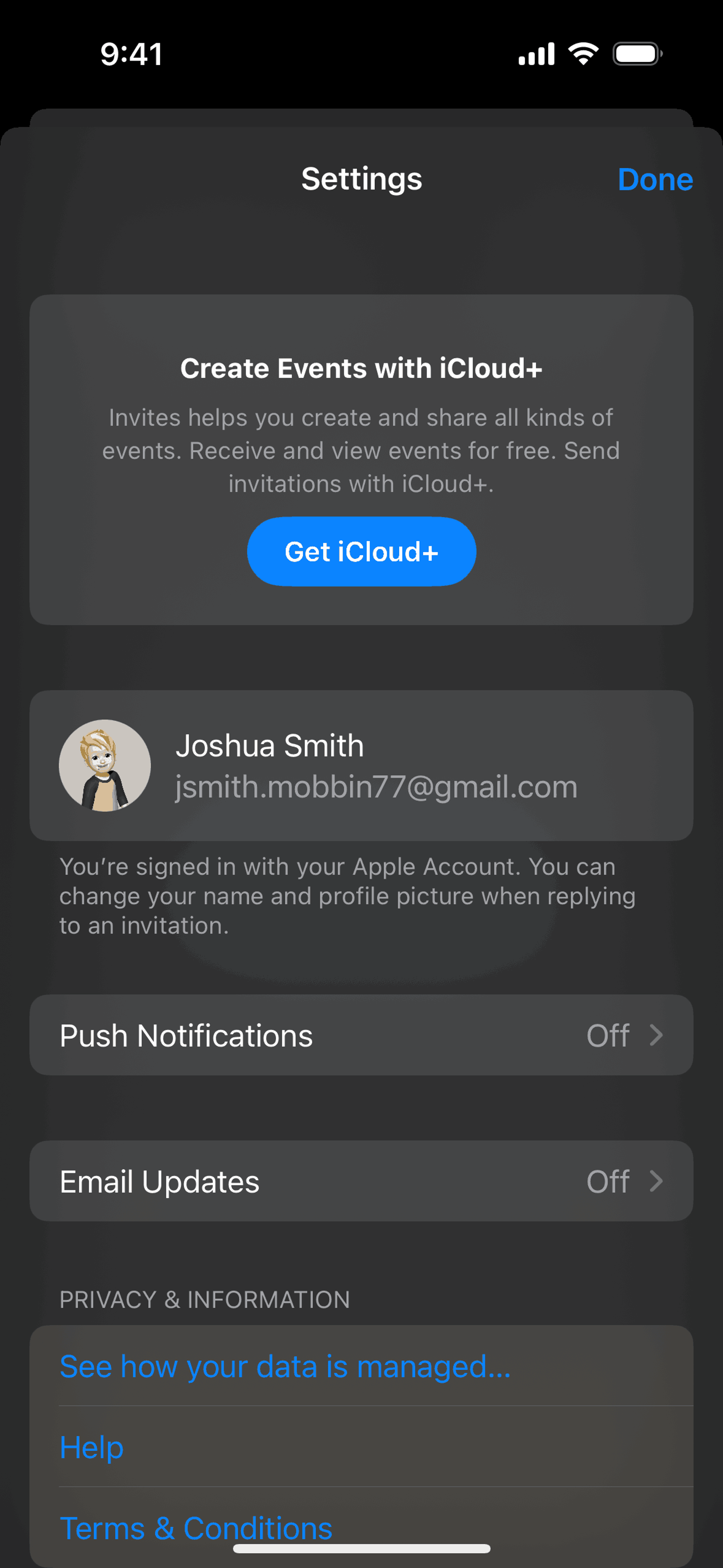 Apple Invites iOS Lifestyle interface screenshot 22
