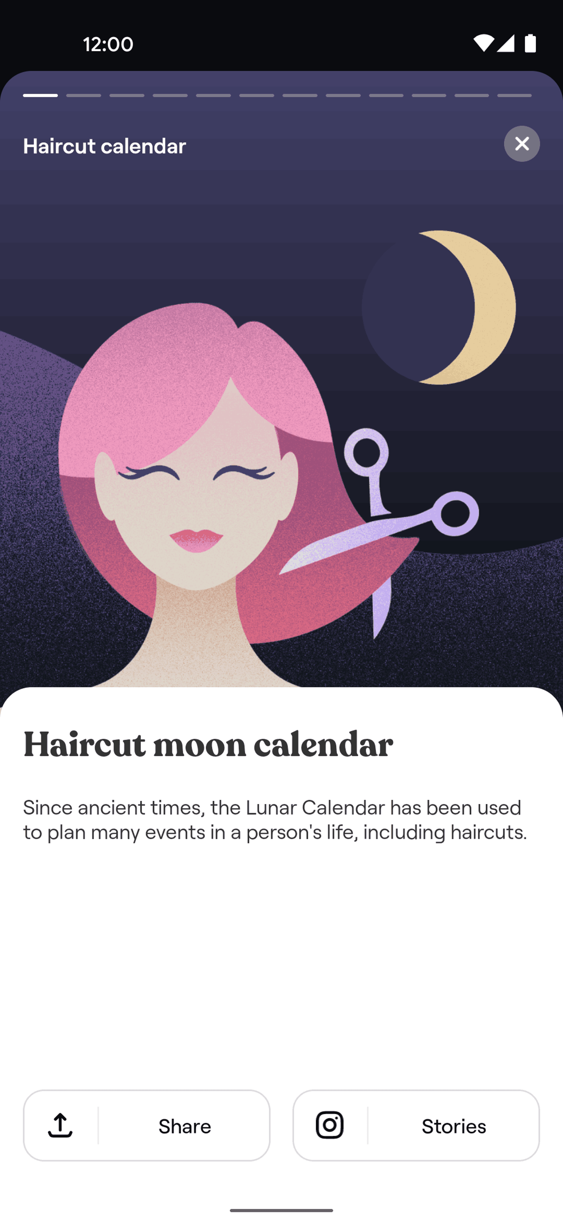 Moonly Android Lifestyle interface screenshot 10