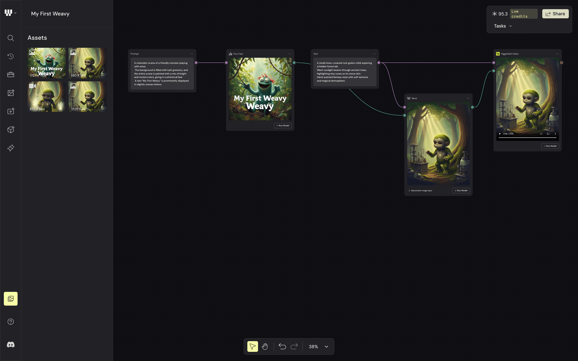 Weavy Web AI interface screenshot 24