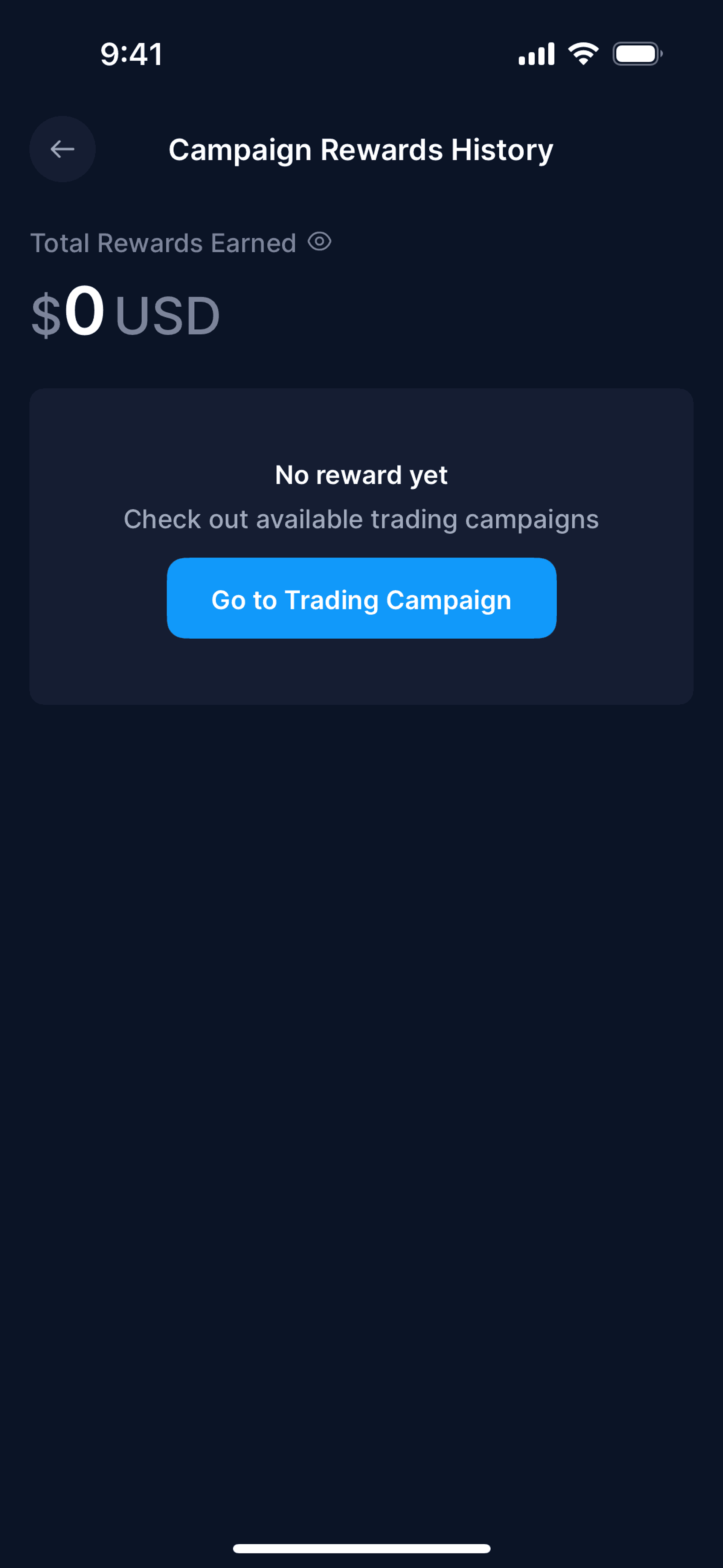 Crypto.com iOS Finance interface screenshot 9
