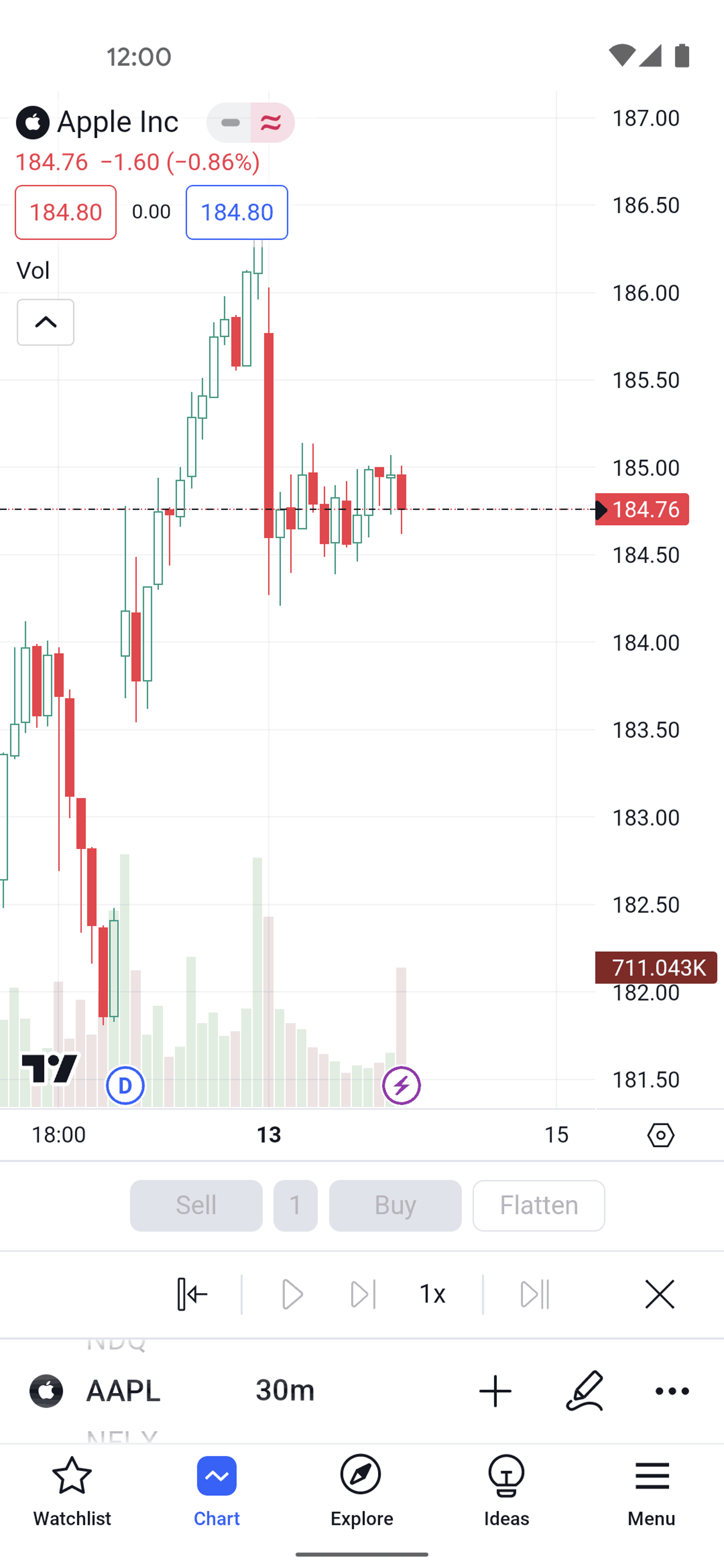 TradingView Android Finance interface screenshot 17