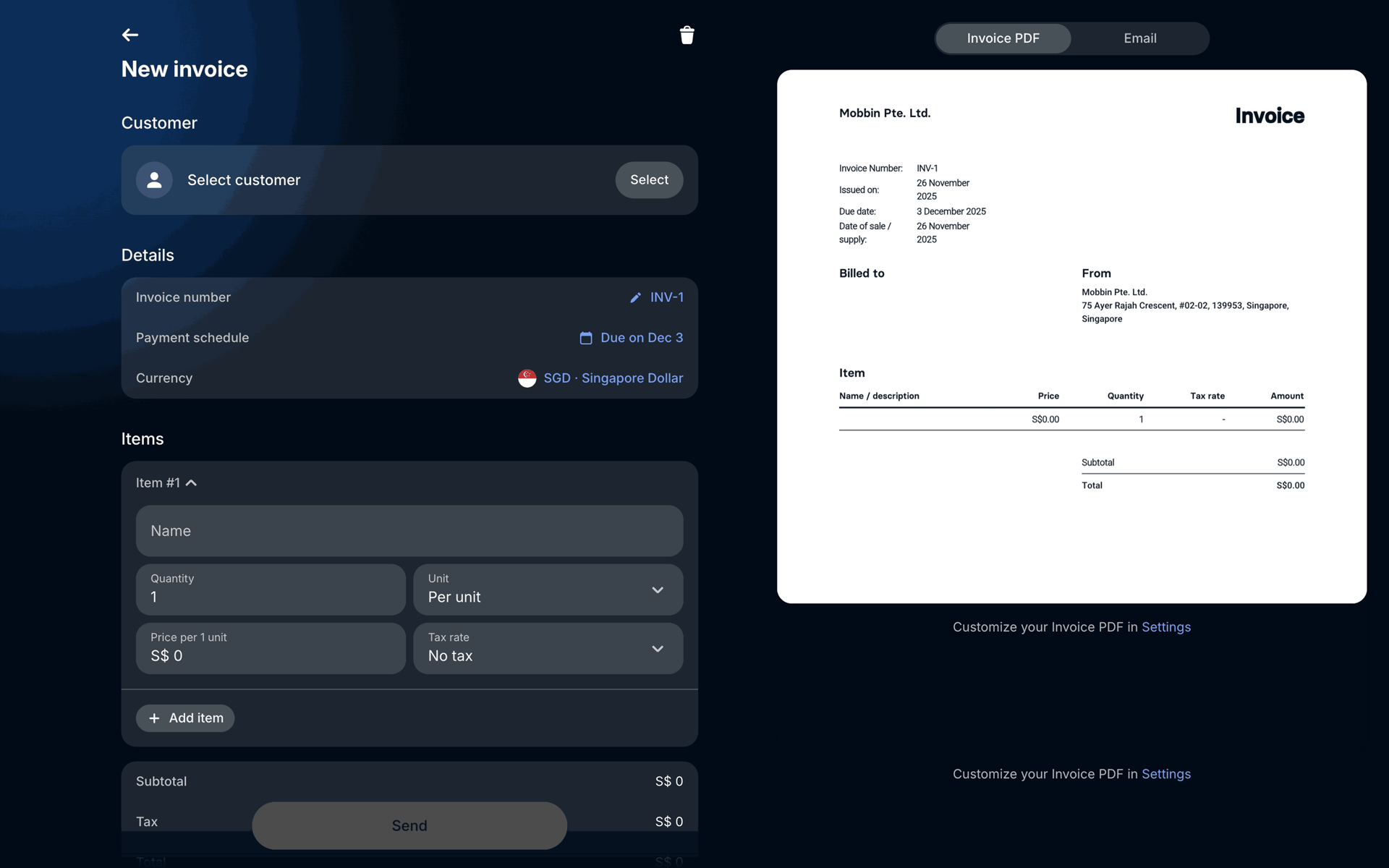 Revolut Business Web Finance interface screenshot 10