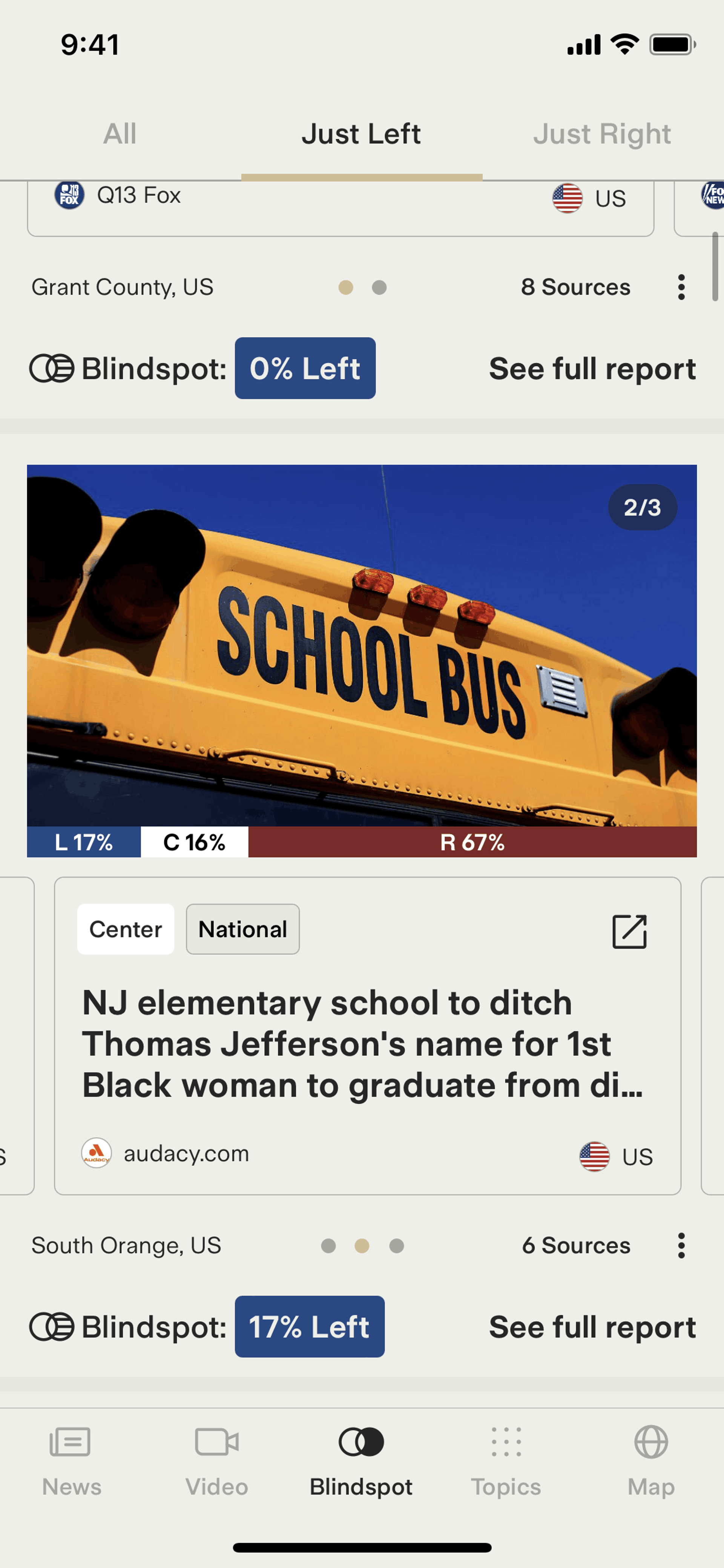 Ground News iOS News interface screenshot 7