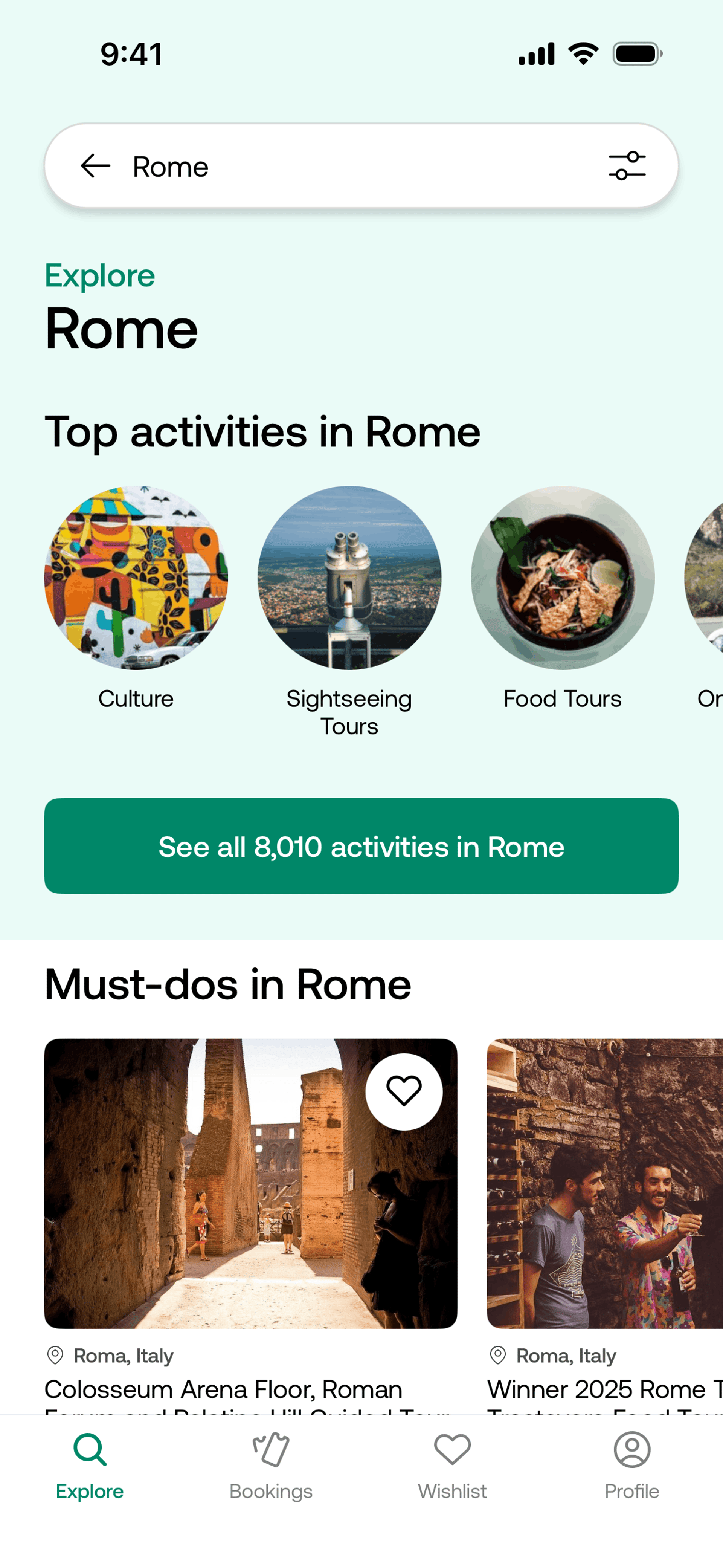 Viator iOS Travel & Transportation interface screenshot 20