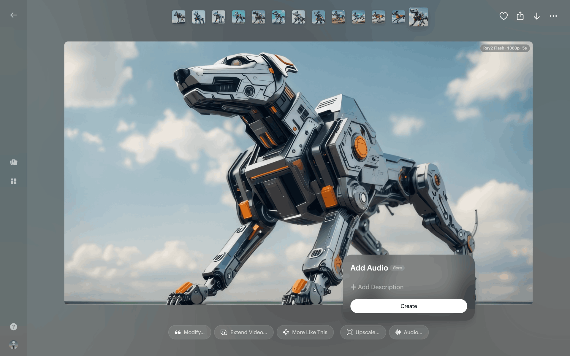 Luma AI Web Photo & Video interface screenshot 22