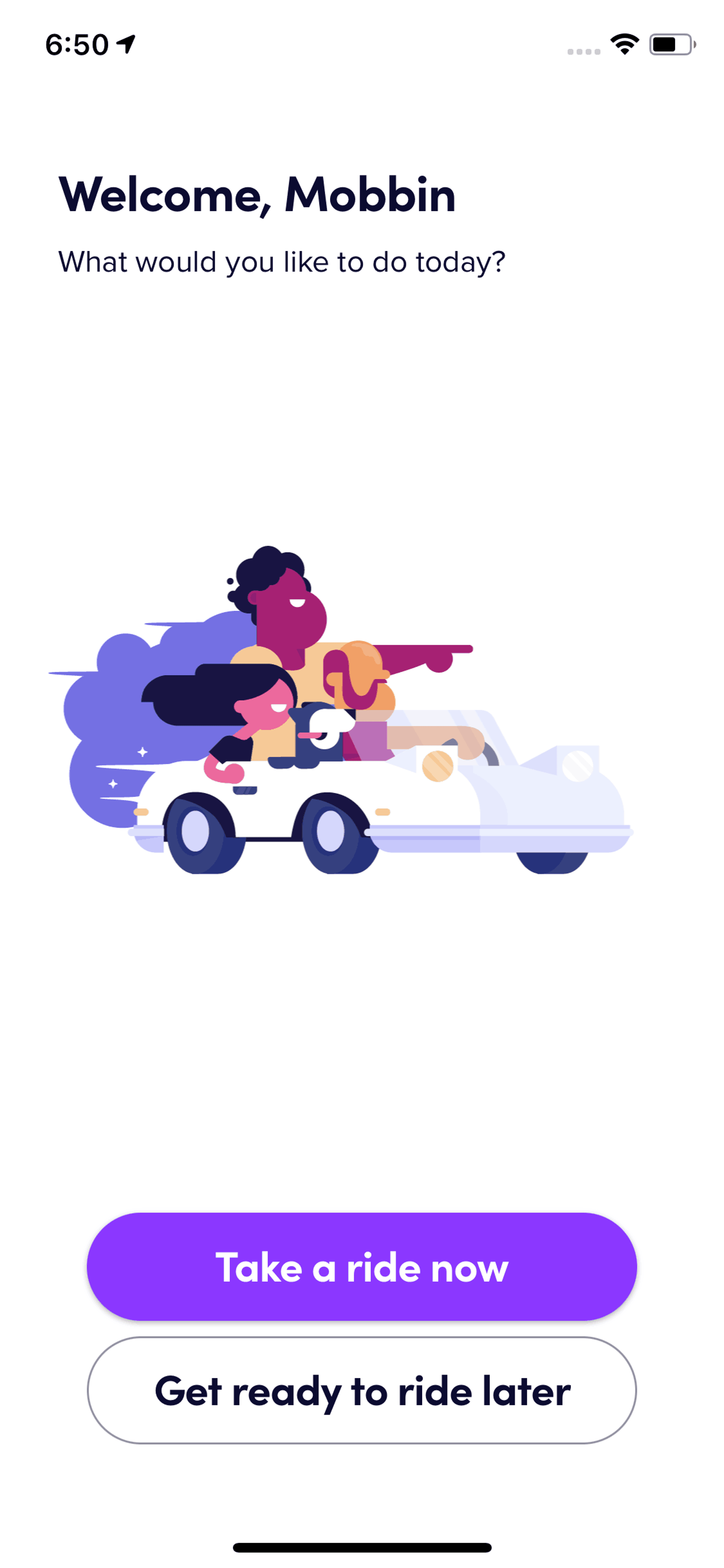 Lyft iOS Travel & Transportation interface screenshot 17