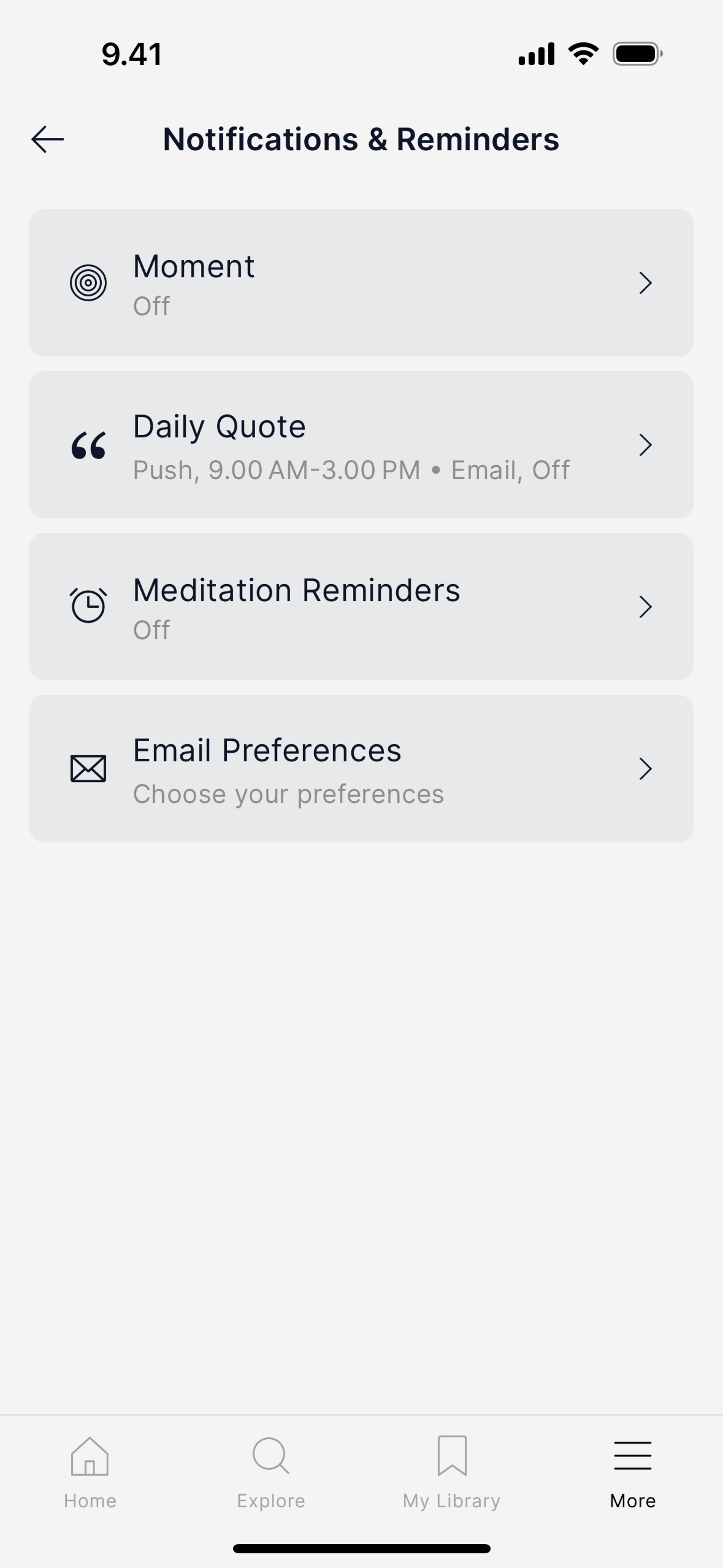 Waking Up iOS Health & Fitness interface screenshot 7