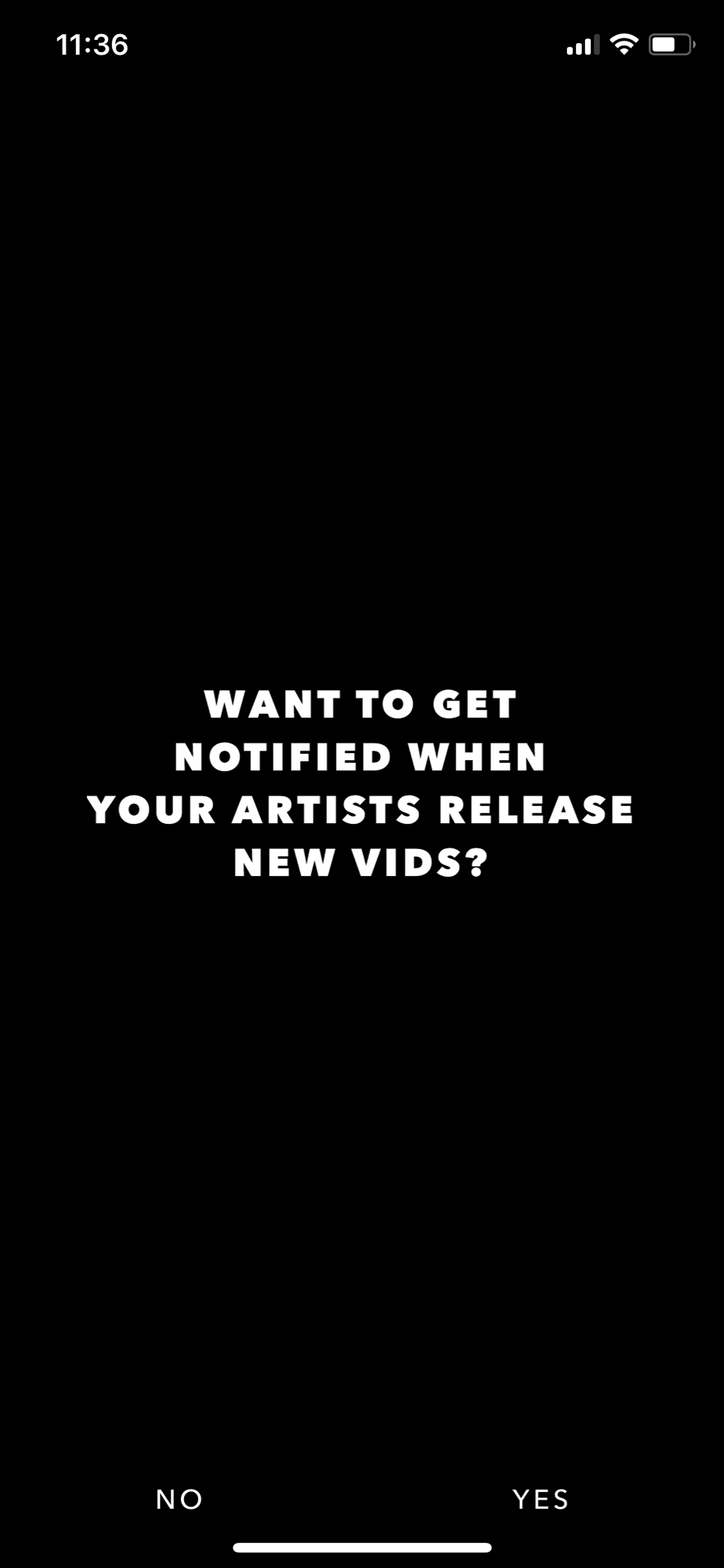 Vevo iOS Music & Audio interface screenshot 19