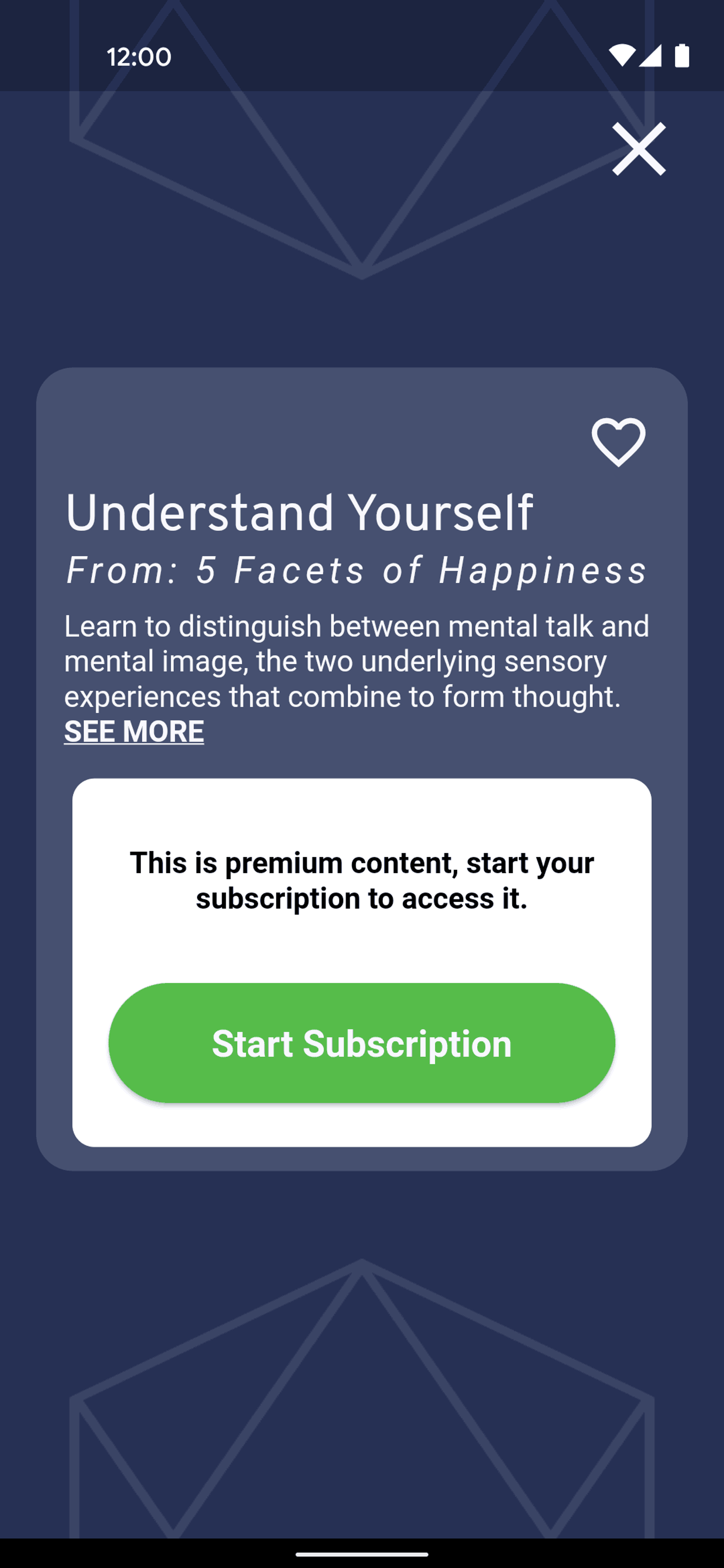 Brightmind Android Health & Fitness interface screenshot 10