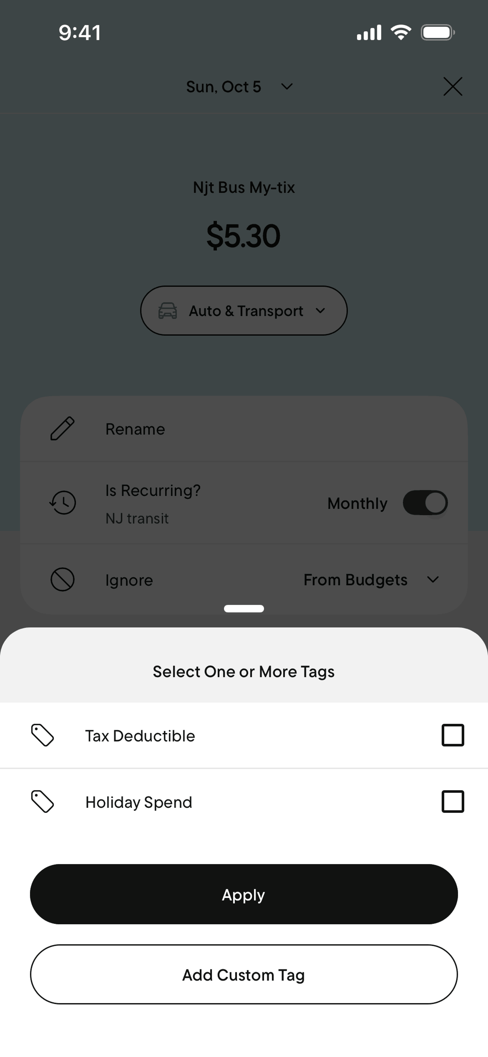 Rocket Money iOS Finance interface screenshot 5