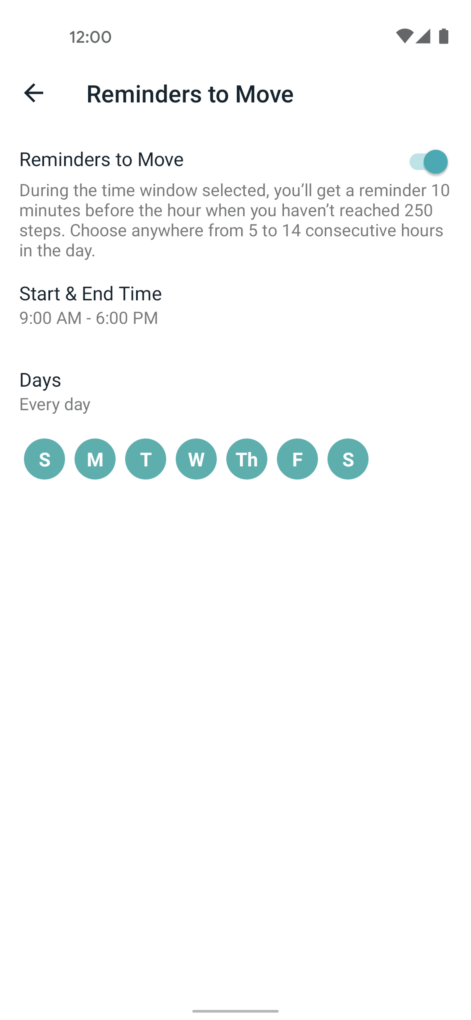 Fitbit Android Health & Fitness interface screenshot 19