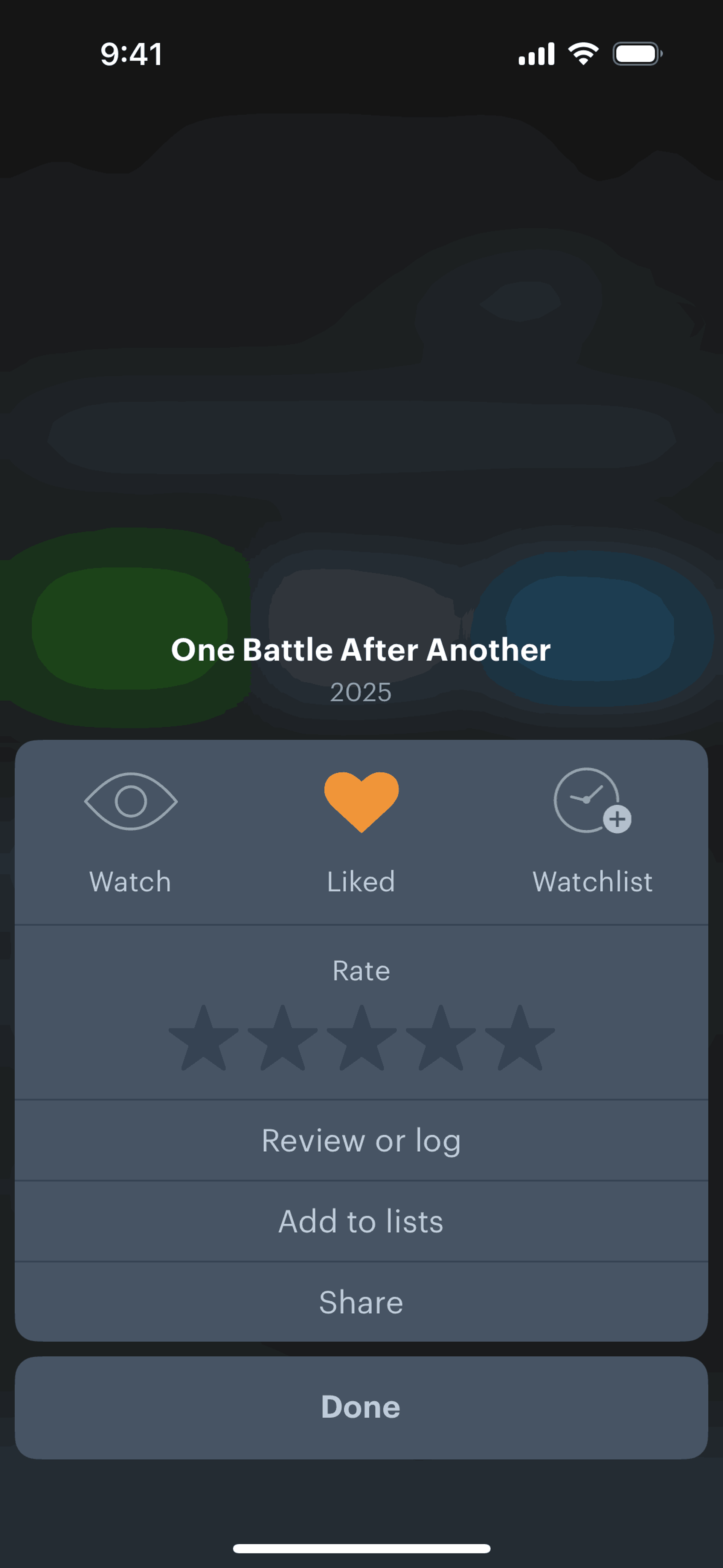 Letterboxd iOS Social Networking interface screenshot 9