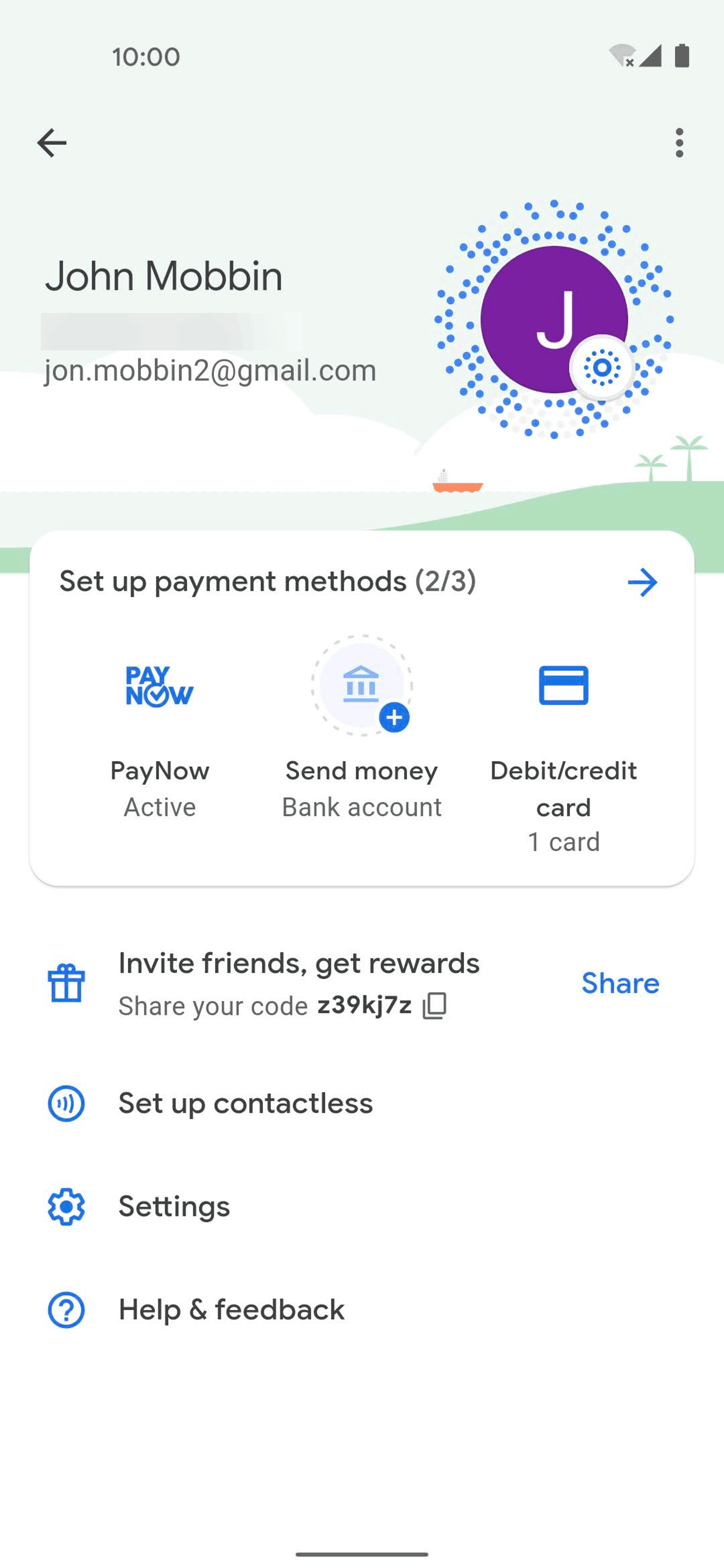 Google Pay Android Finance interface screenshot 24