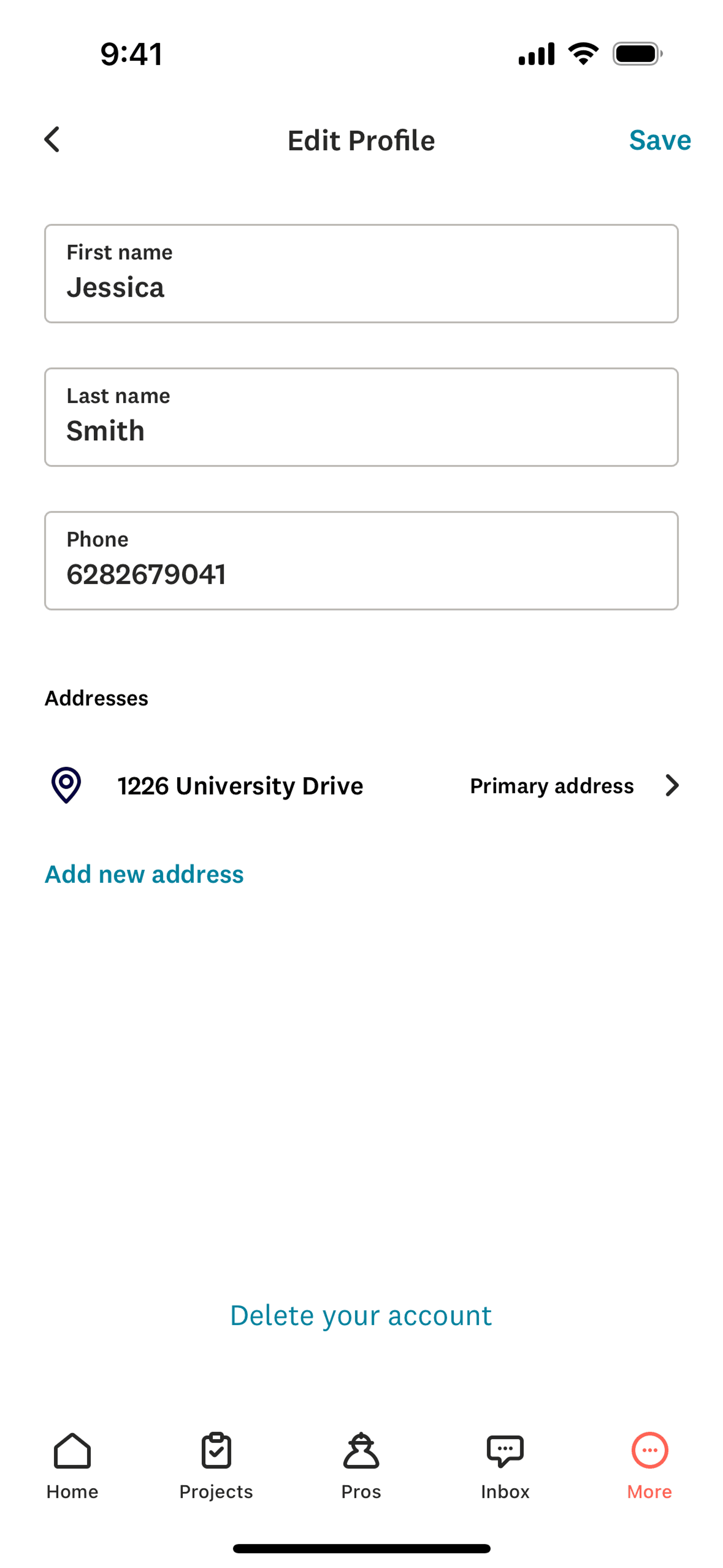 Angi iOS Lifestyle interface screenshot 17