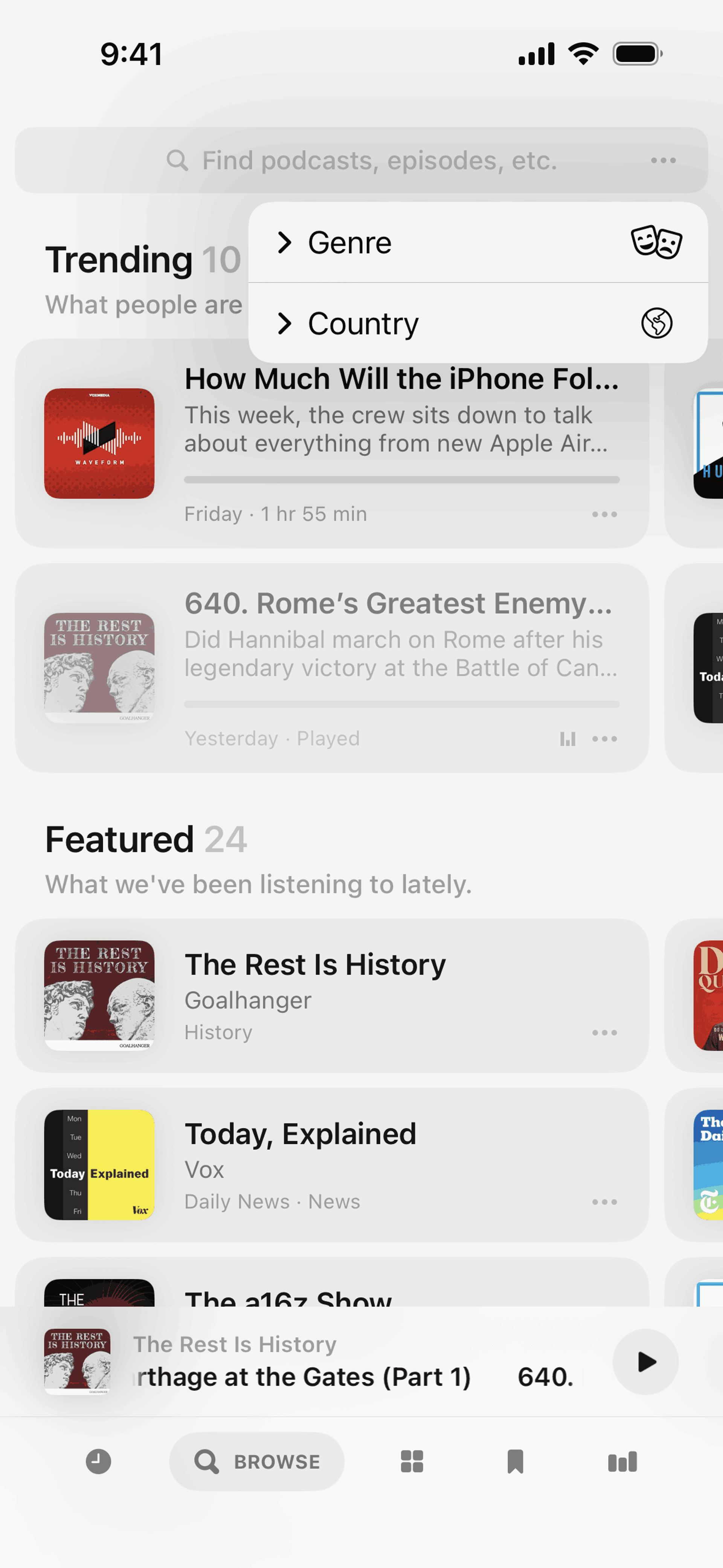 Neuecast iOS News interface screenshot 16