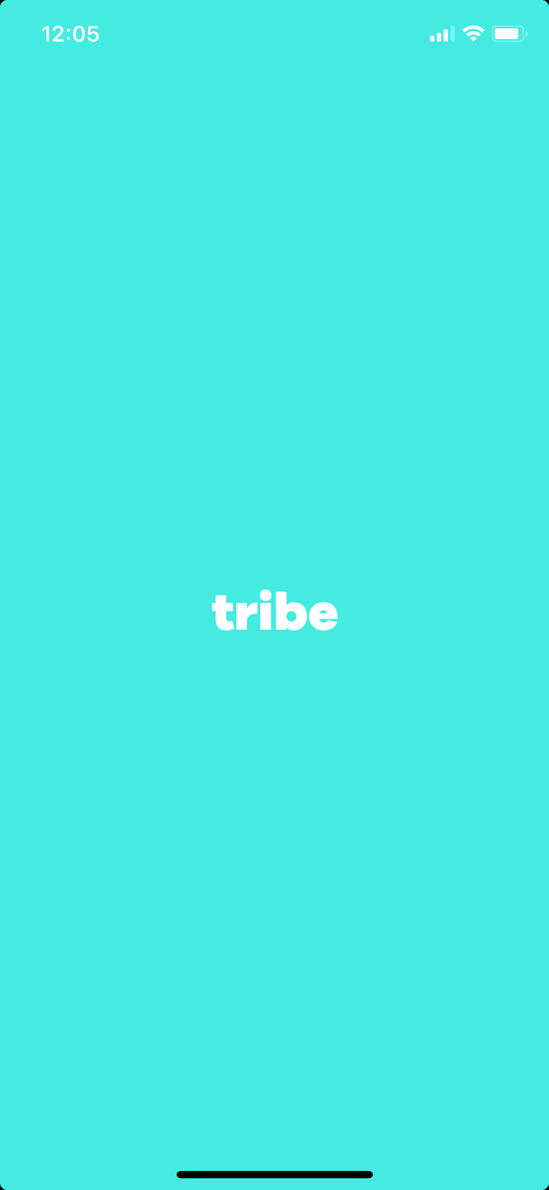 Tribe iOS Social Networking interface screenshot 1