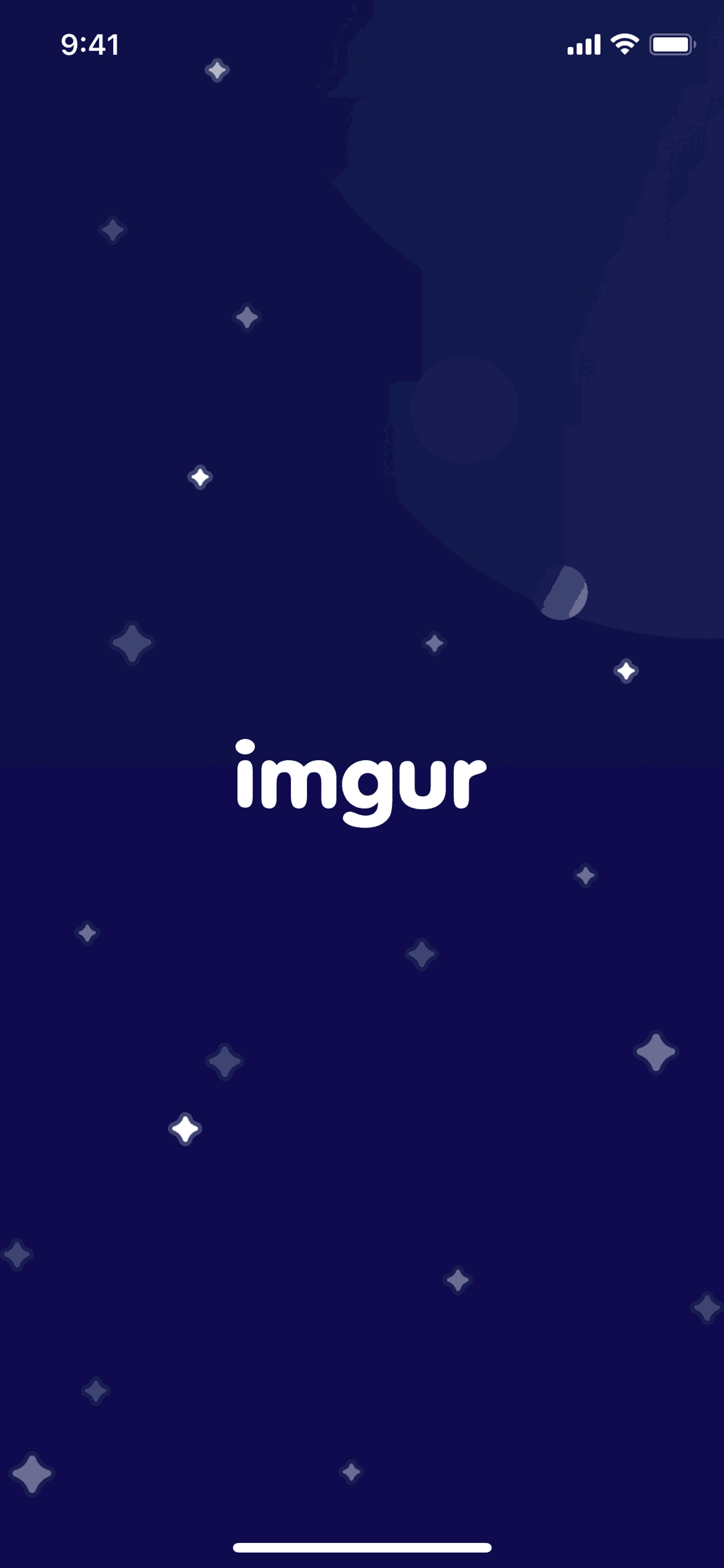 Imgur iOS Photo & Video interface screenshot 1