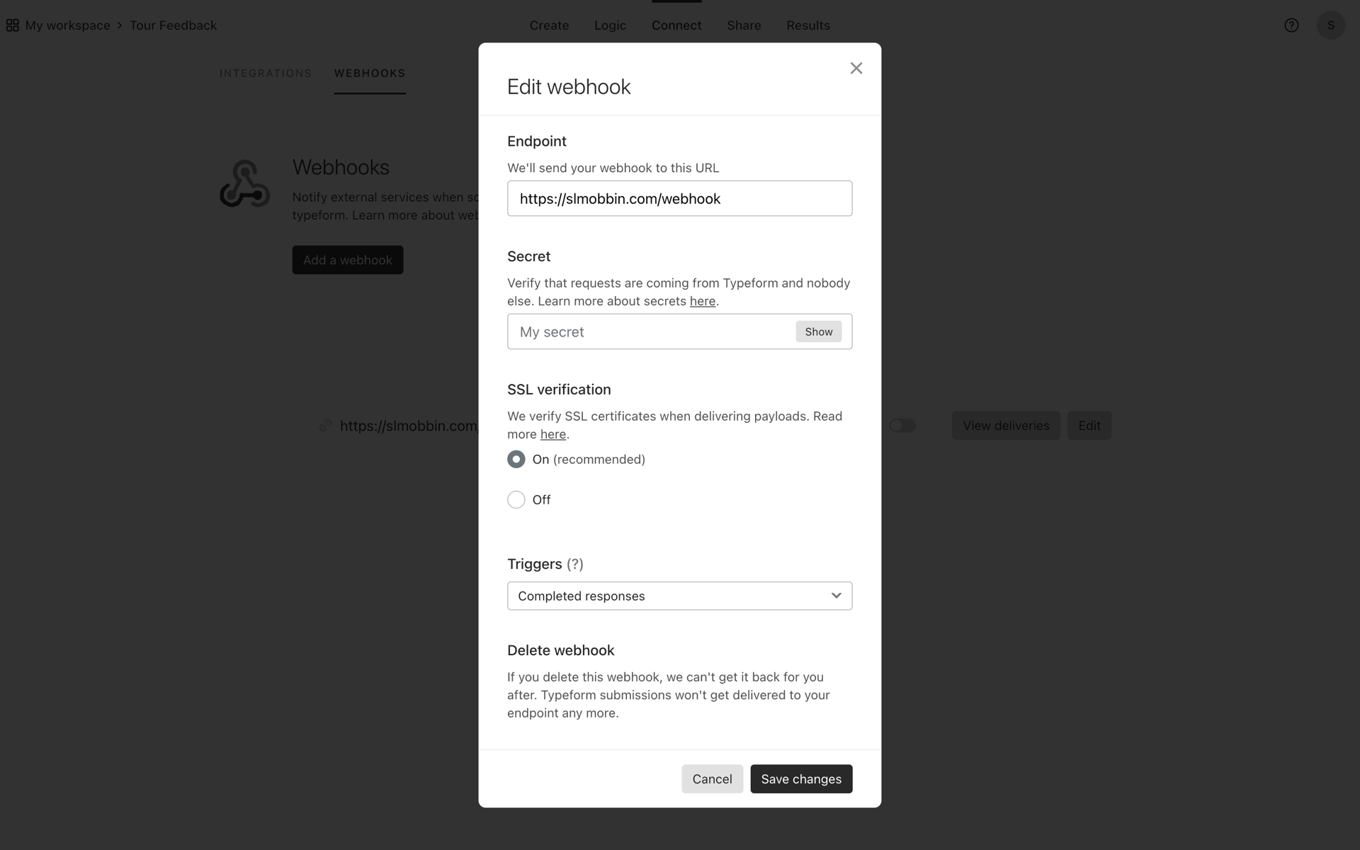 Typeform Web Productivity interface screenshot 13