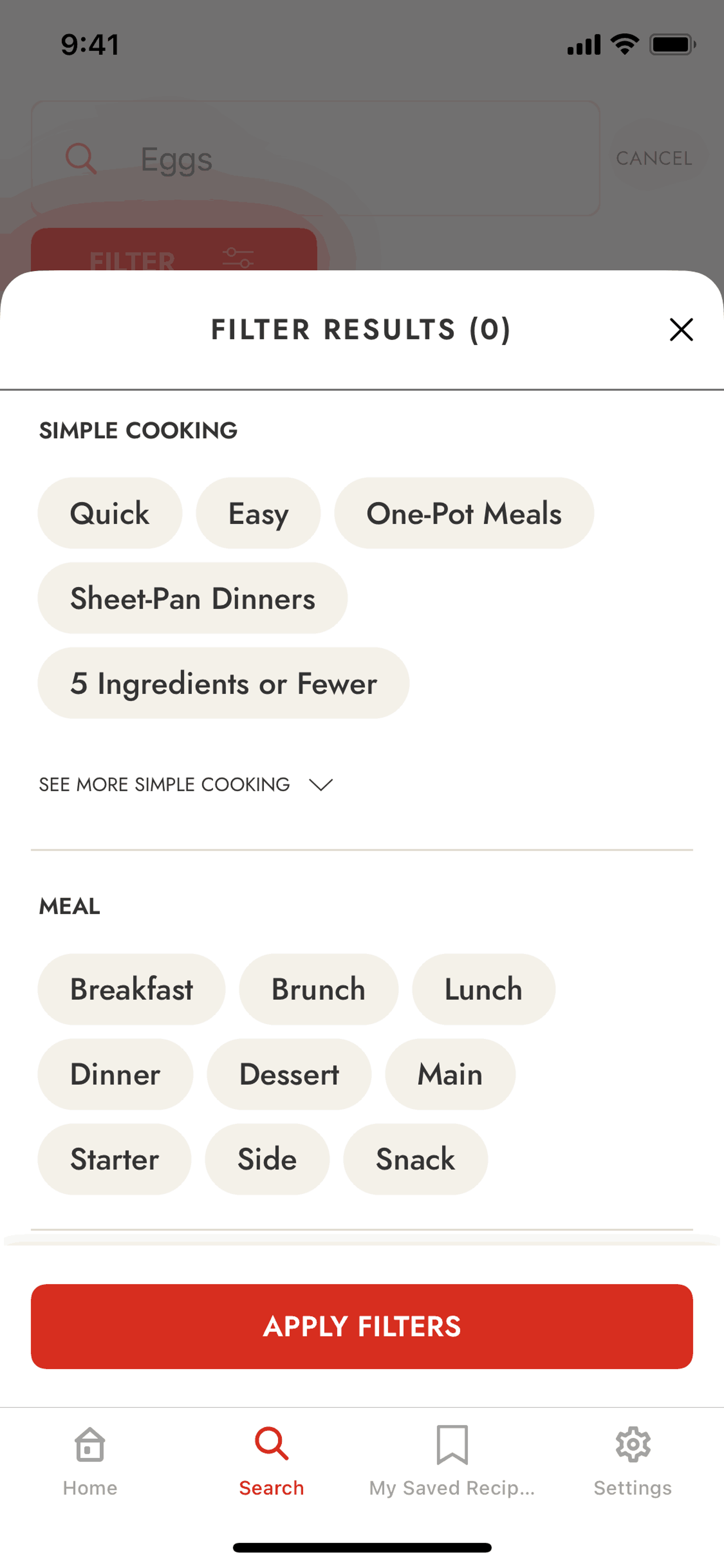 Epicurious iOS Food & Drink interface screenshot 15