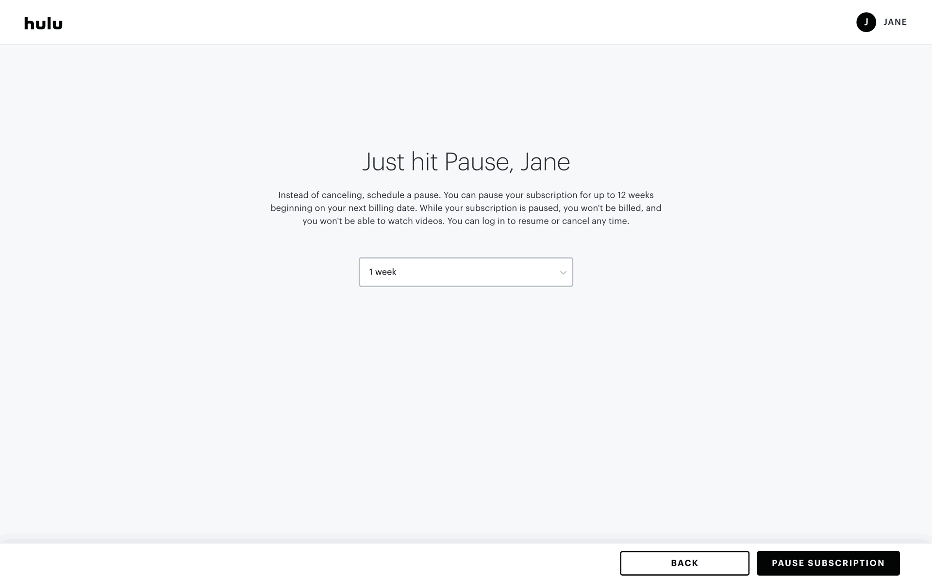 Hulu Web Entertainment interface screenshot 7