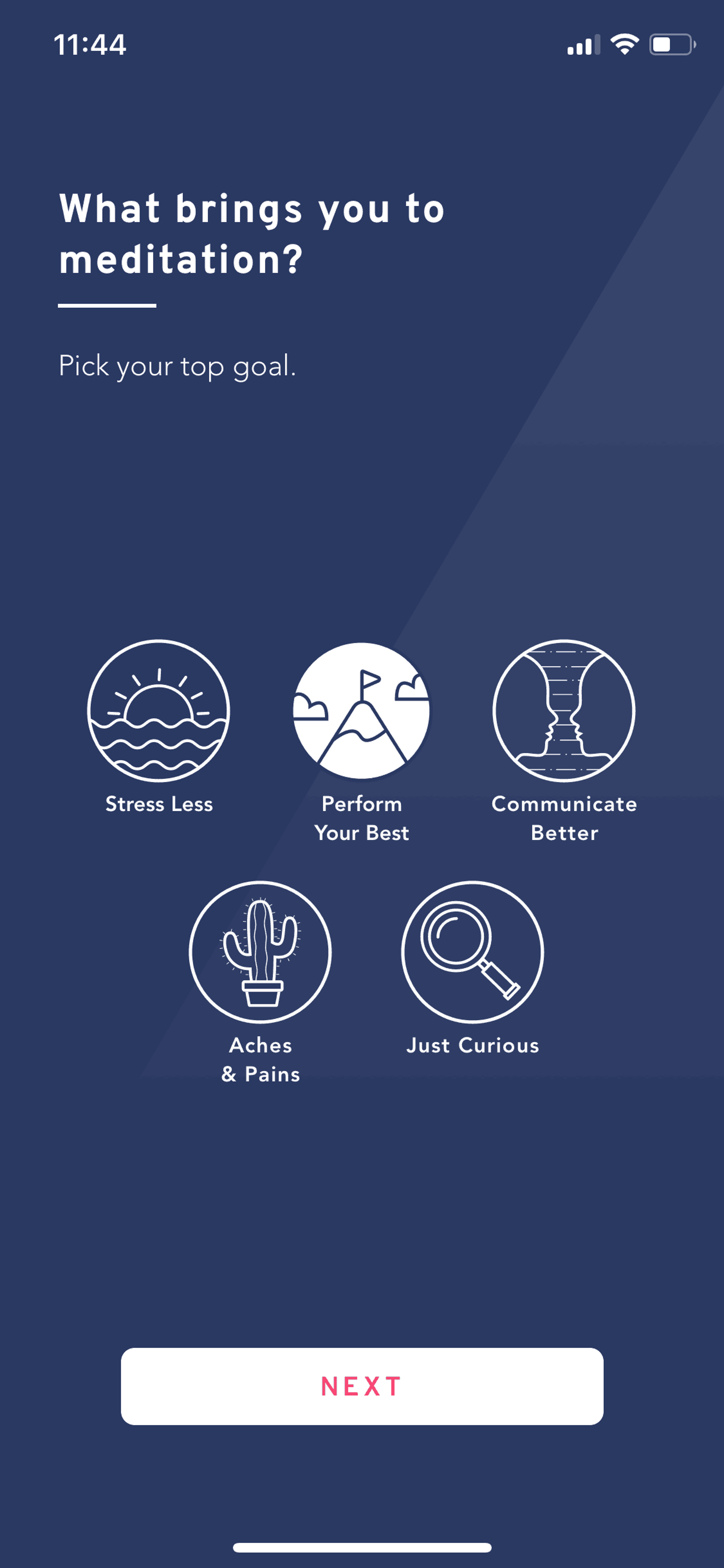 Brightmind iOS Health & Fitness interface screenshot 8