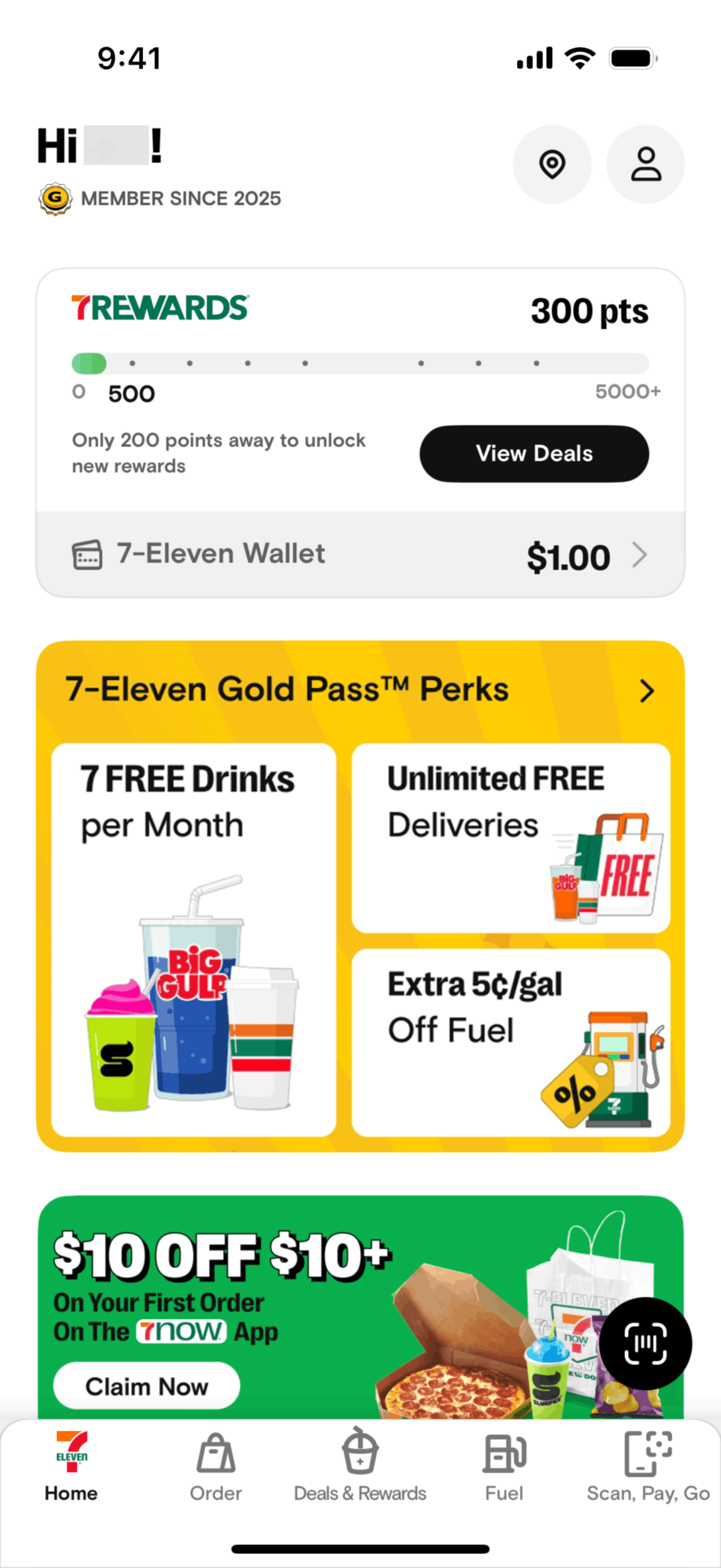 7-Eleven iOS Food & Drink interface screenshot 23