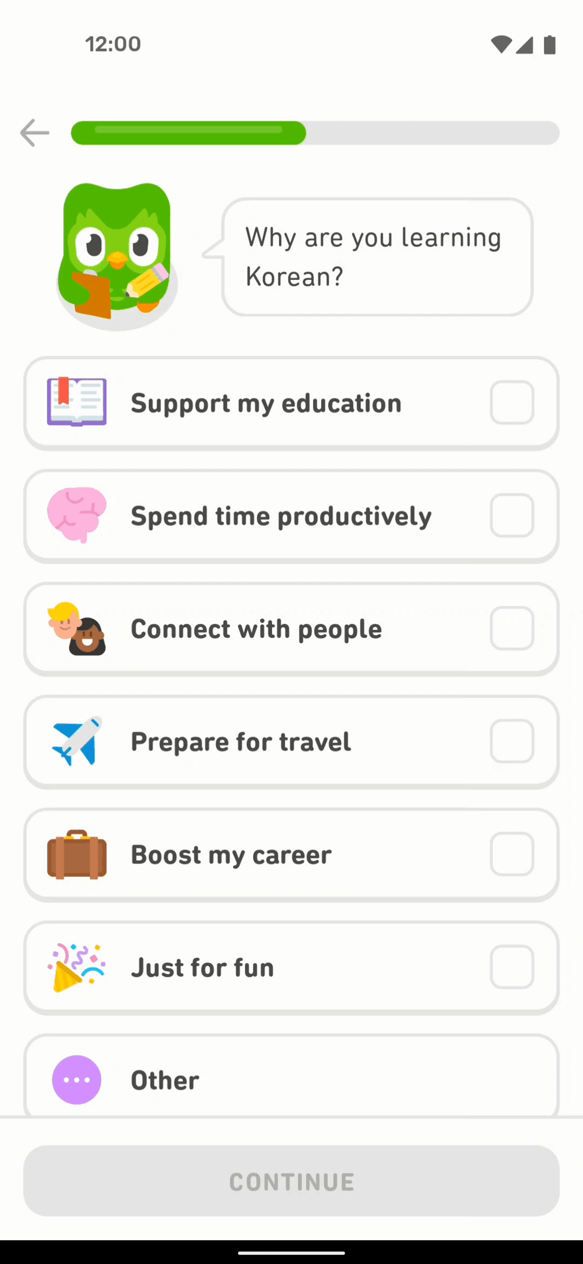 Duolingo Android Education interface screenshot 16