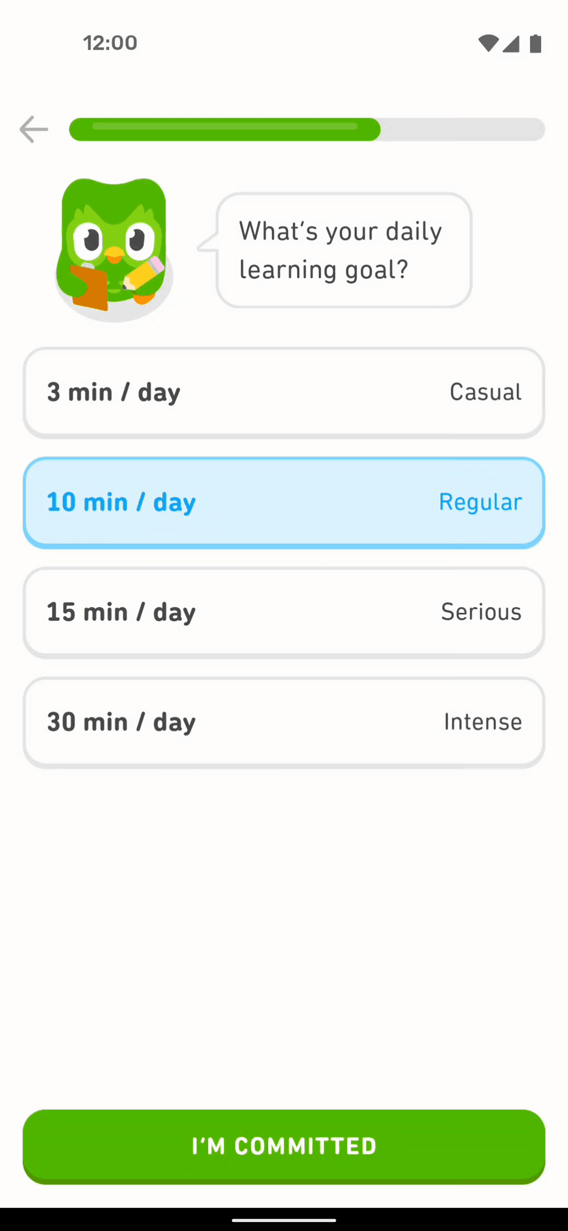 Duolingo Android Education interface screenshot 20