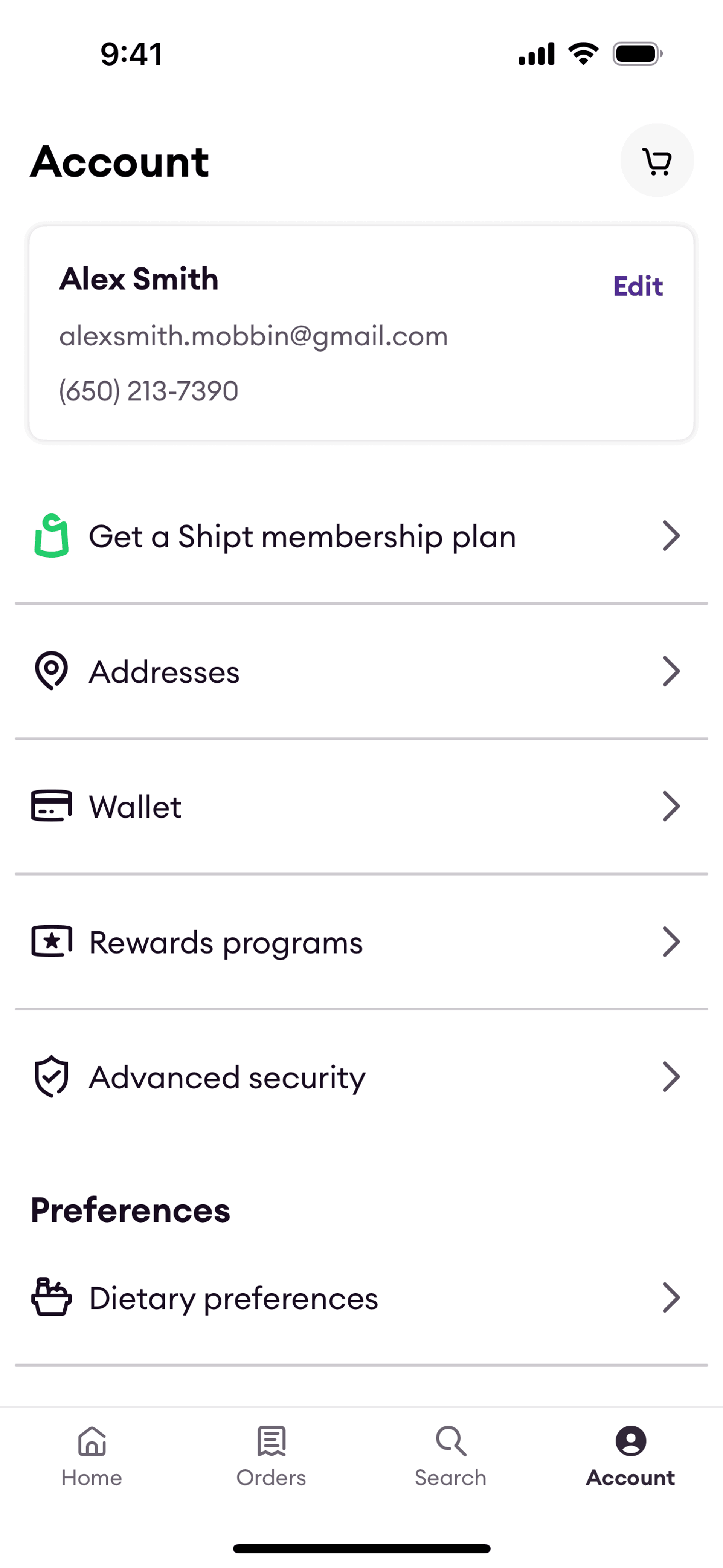 Shipt iOS Shopping interface screenshot 3