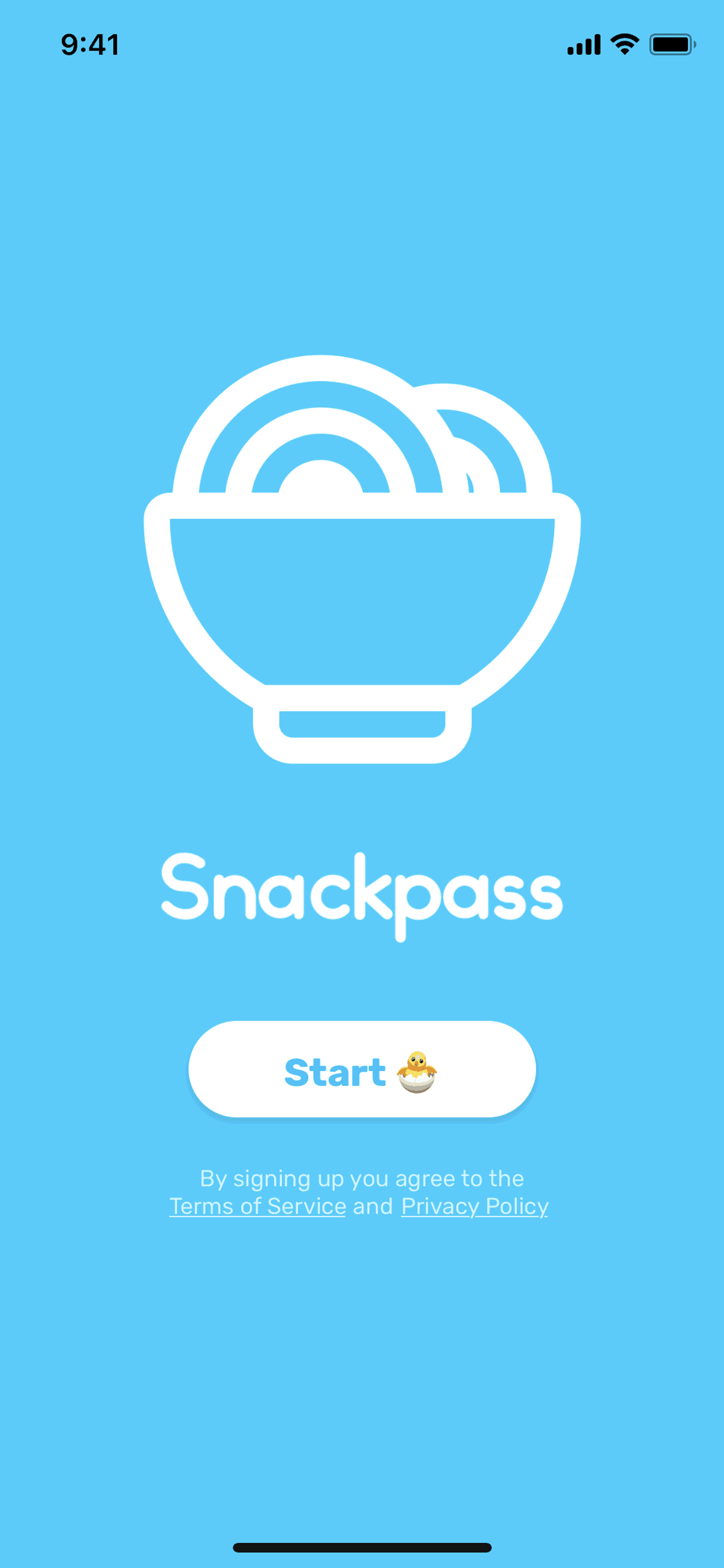 Snackpass iOS Food & Drink interface screenshot 1