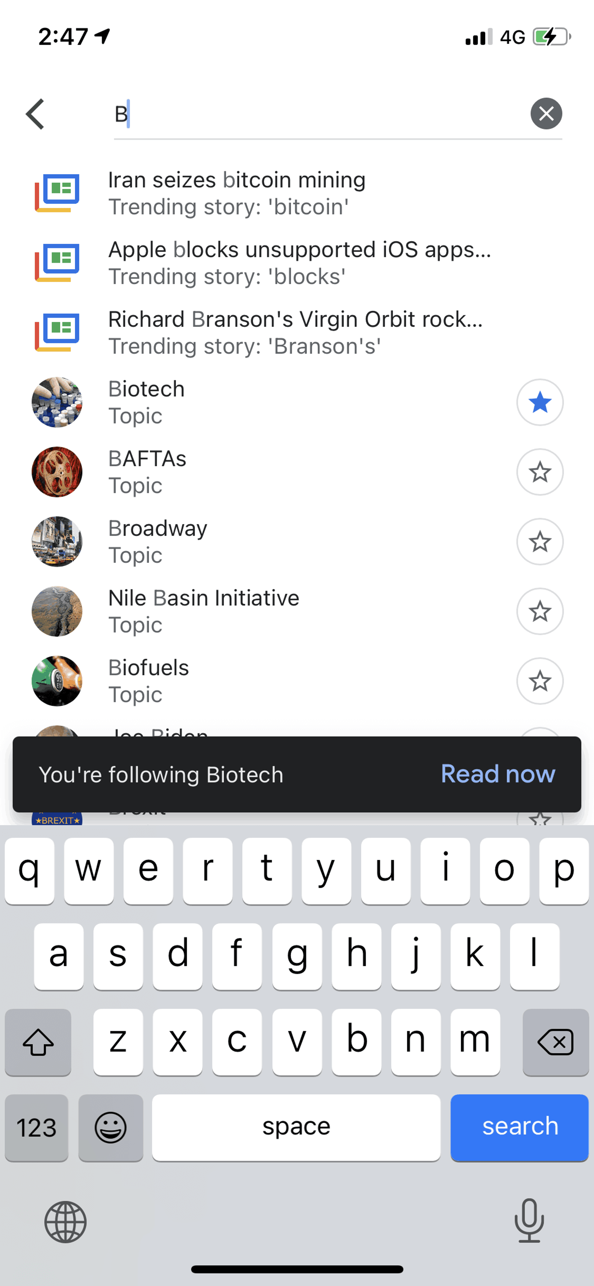 Google News iOS News interface screenshot 23