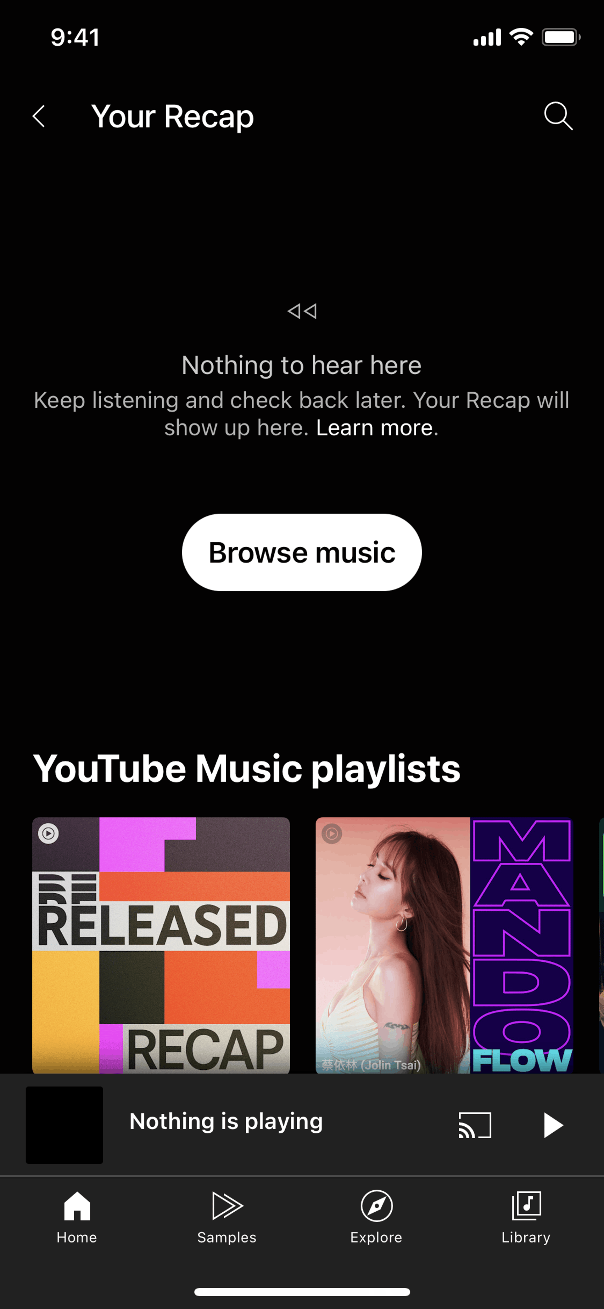 YouTube Music iOS Music & Audio interface screenshot 11