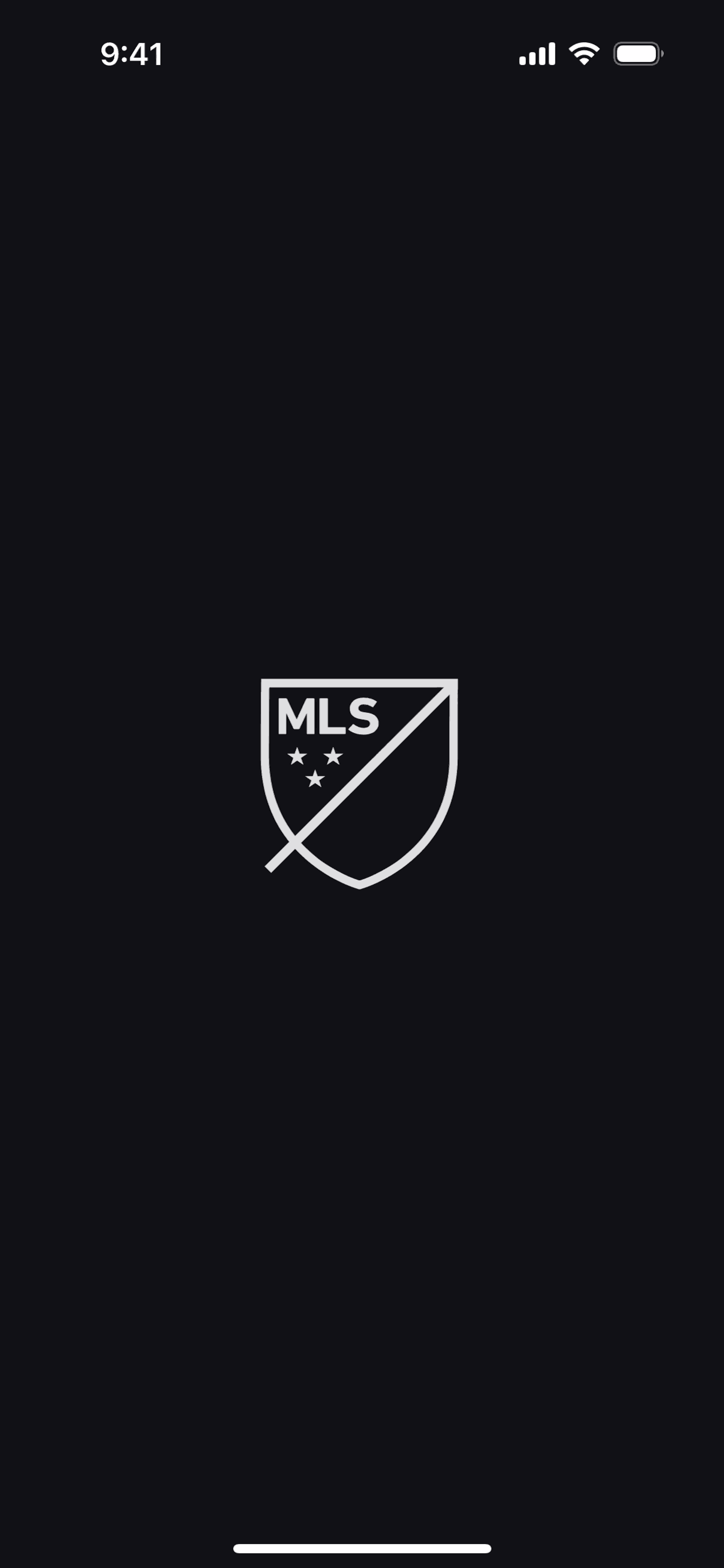 MLS iOS Sports interface screenshot 1